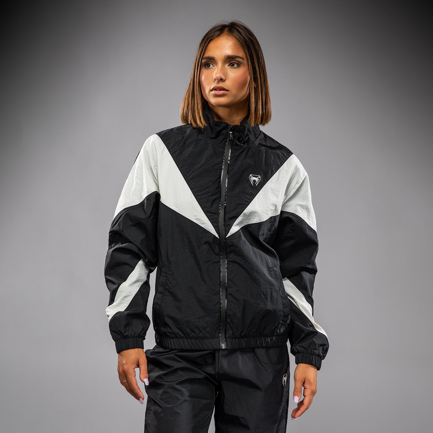 Venum Vectra Women's Track Jacket - Black/White - Venum