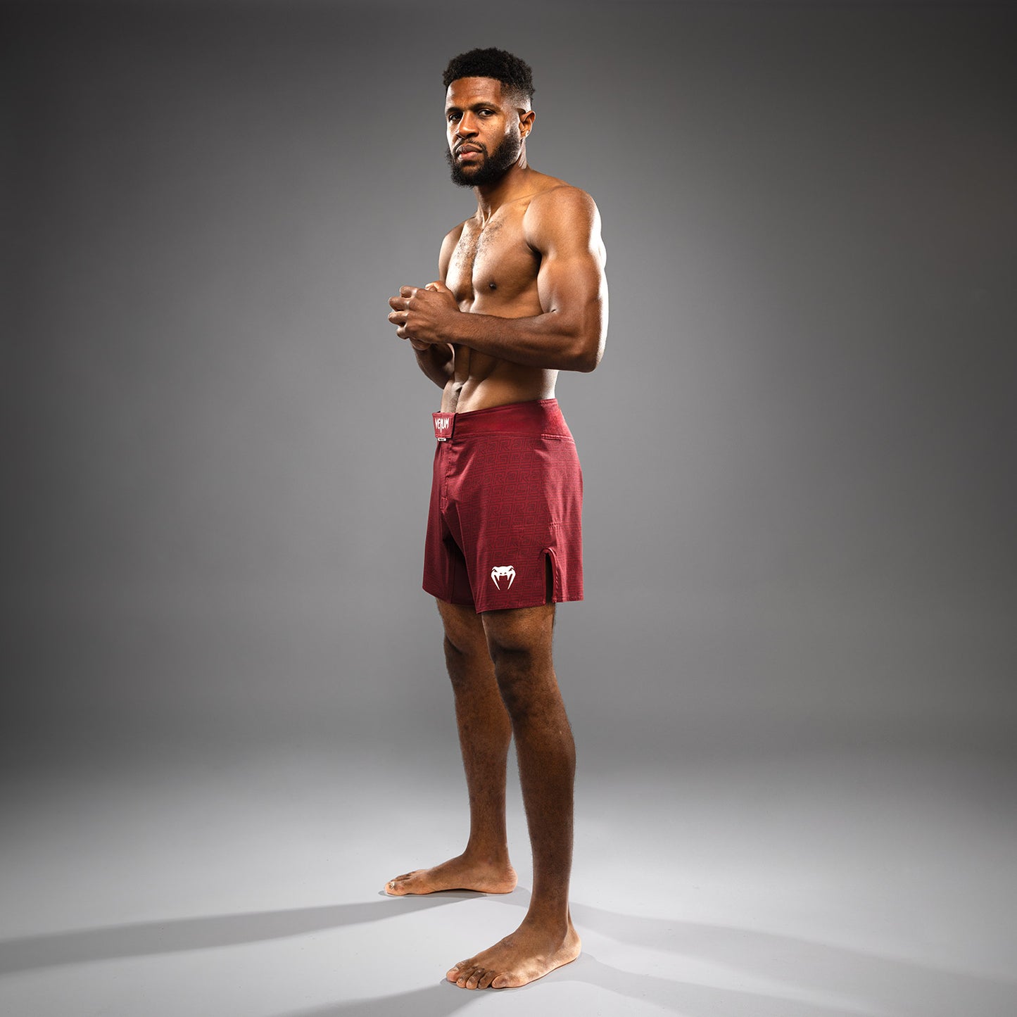 Venum x Ares Men’s Fight Shorts - Burgundy