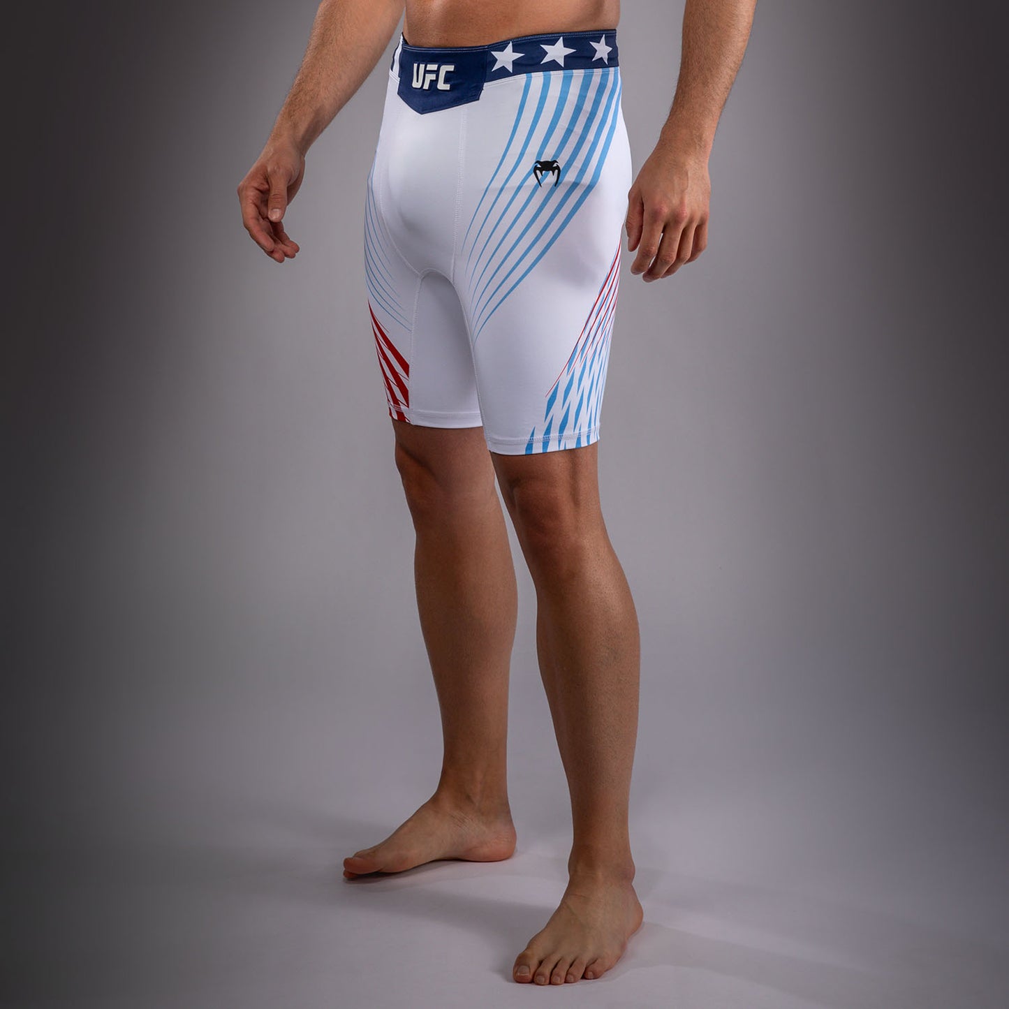Men's Official UFC Freedom 250 by Venum White Authentic Fight Night Vale Tudo Short  product-type_Compression shorts Venum