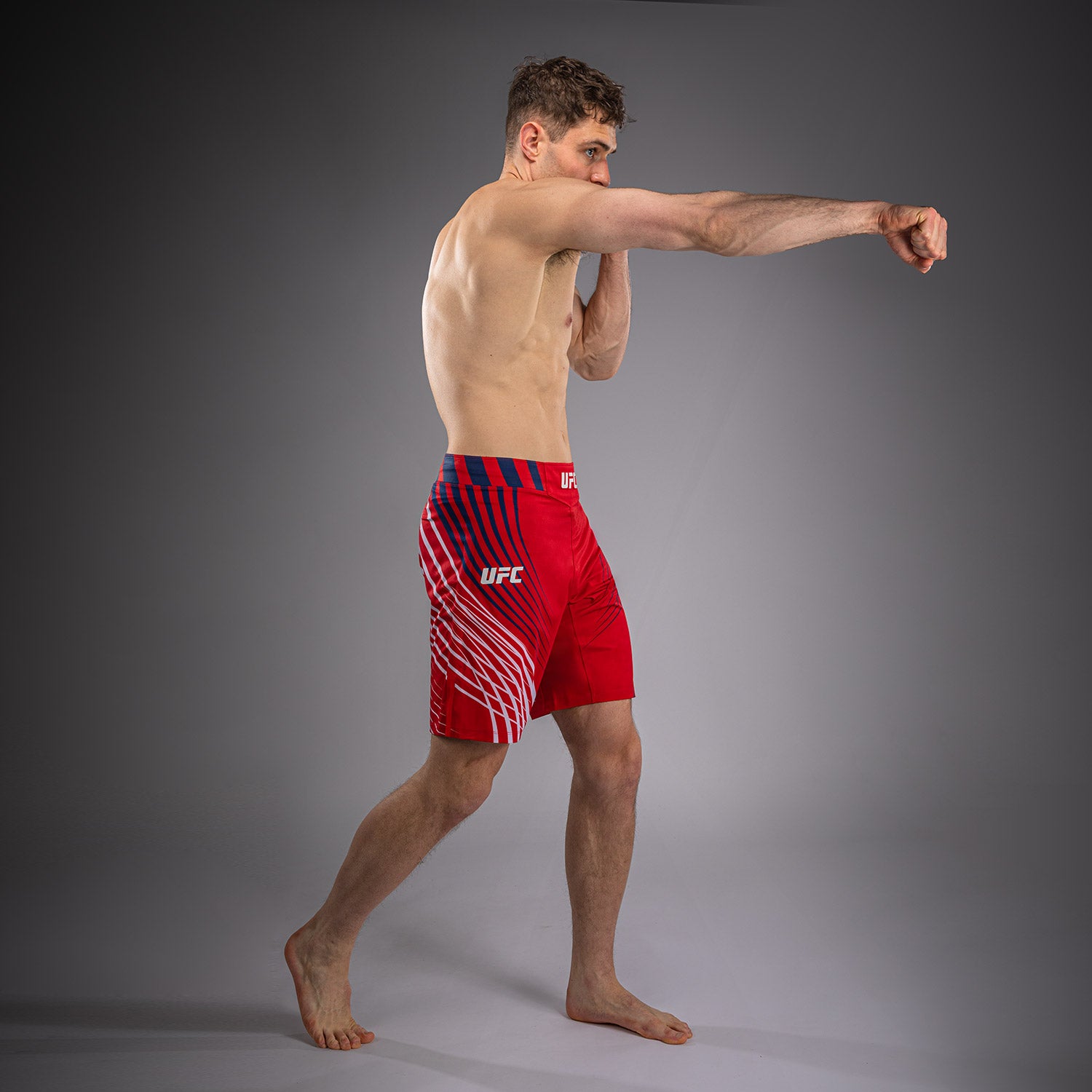Men's Official UFC Freedom 250 by Venum Red Authentic Fight Night Long
