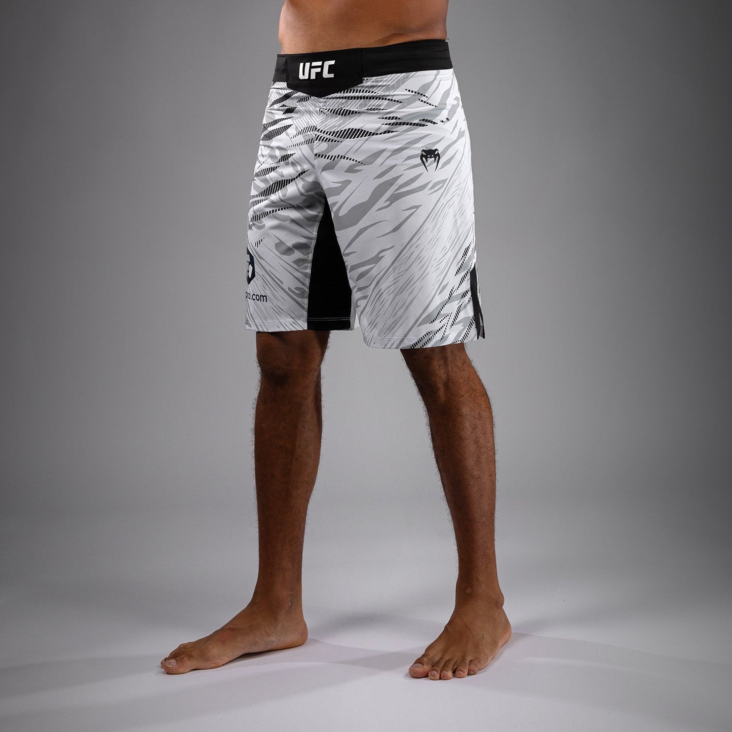 UFC Fusion by Venum Authentic Fight Night Men’s Fight Short - Long Fit - White