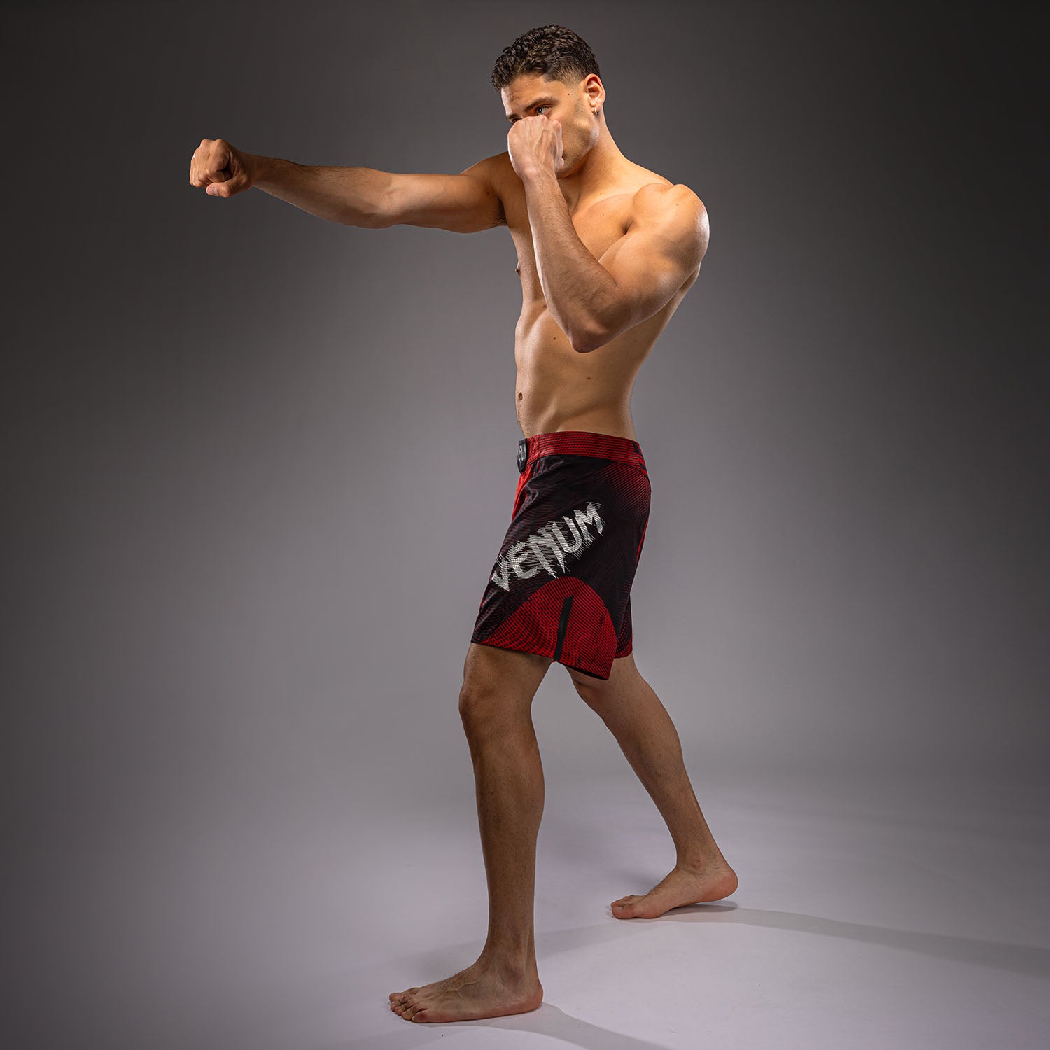 Venum Galactic 3.0 Fight Shorts - Red/Silver  product-type_MMA Shorts Venum