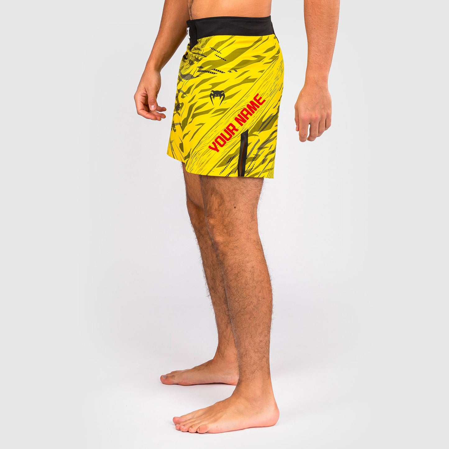 UFC Fusion by Venum Personalized Authentic Fight Night Men's Fight Short - Short Fit - Yellow