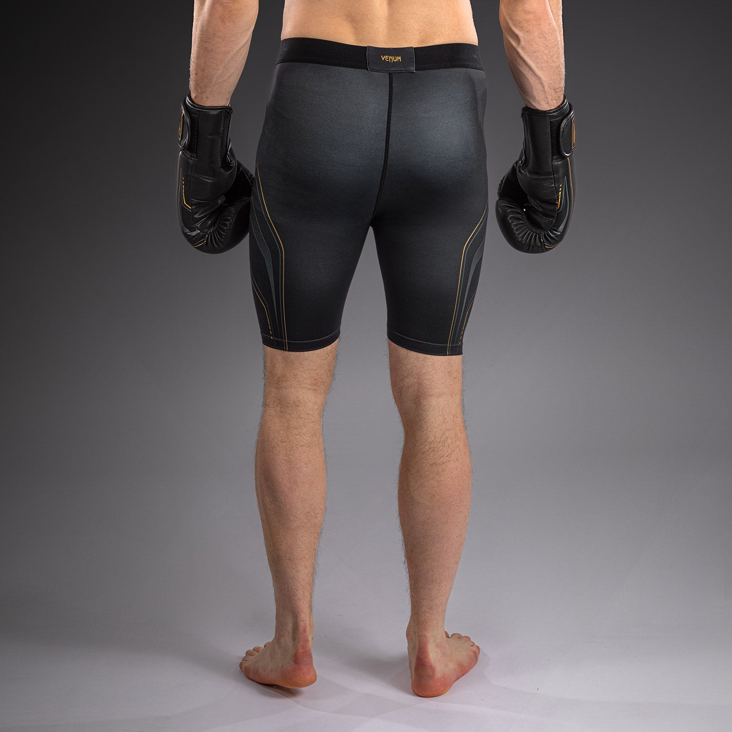 Venum Streamline Vale Tudo Shorts - Black/Gold  product-type_Compression shorts Venum