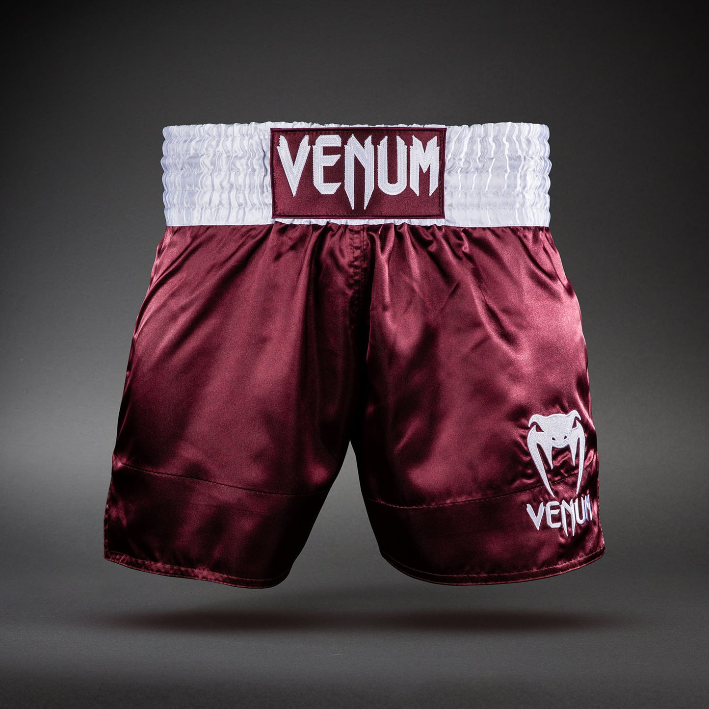 Venum Classic Muay Thai Shorts - Burgundy  product-type_Muay Thai Shorts Venum