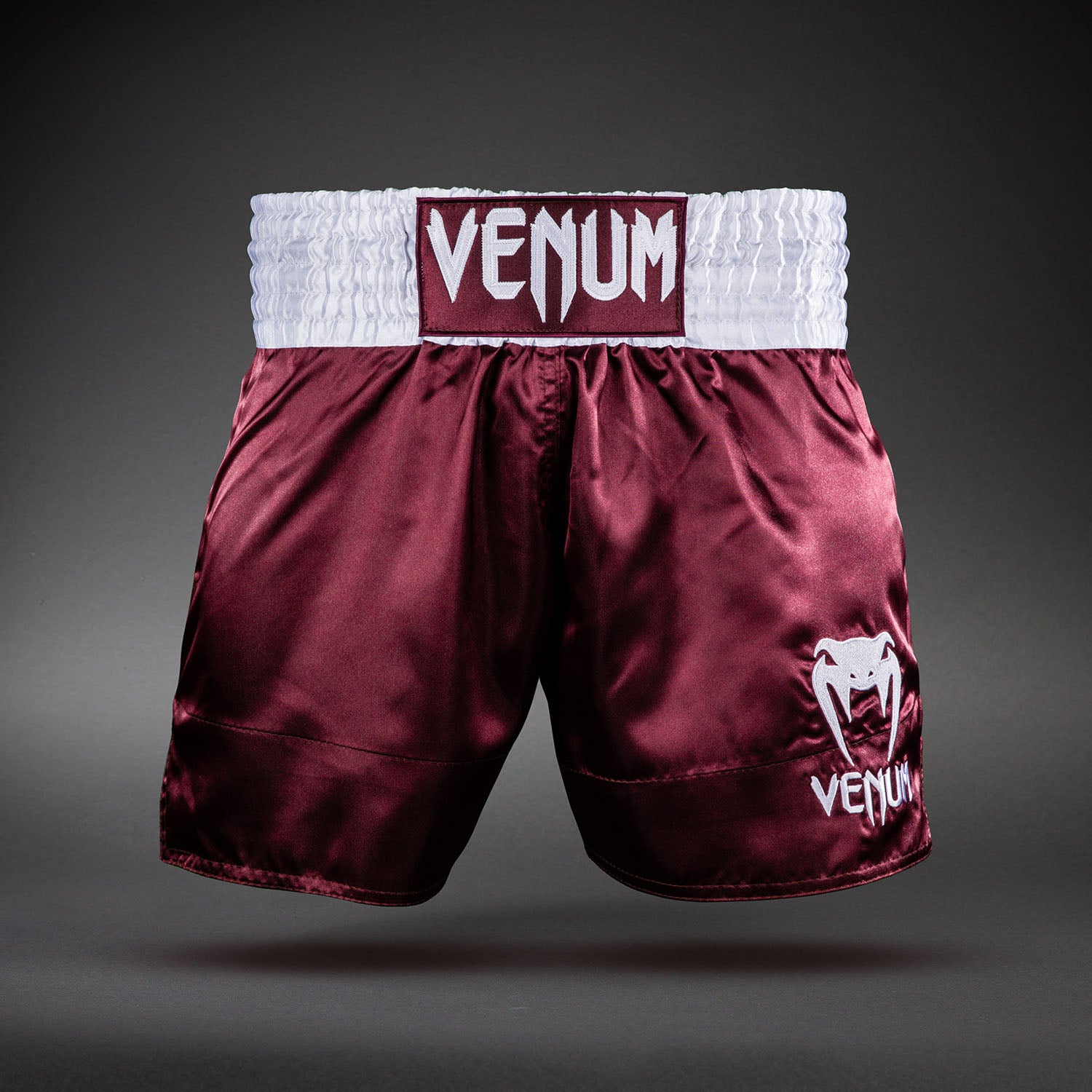 Venum Classic Muay Thai Shorts - Burgundy  product-type_Muay Thai Shorts Venum