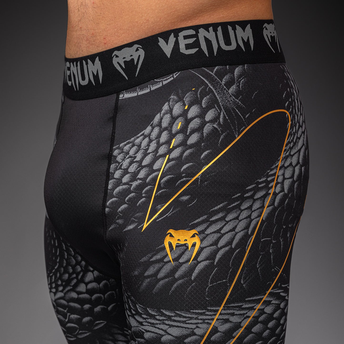 Venum Matupa Spats - Black/Grey/Gold