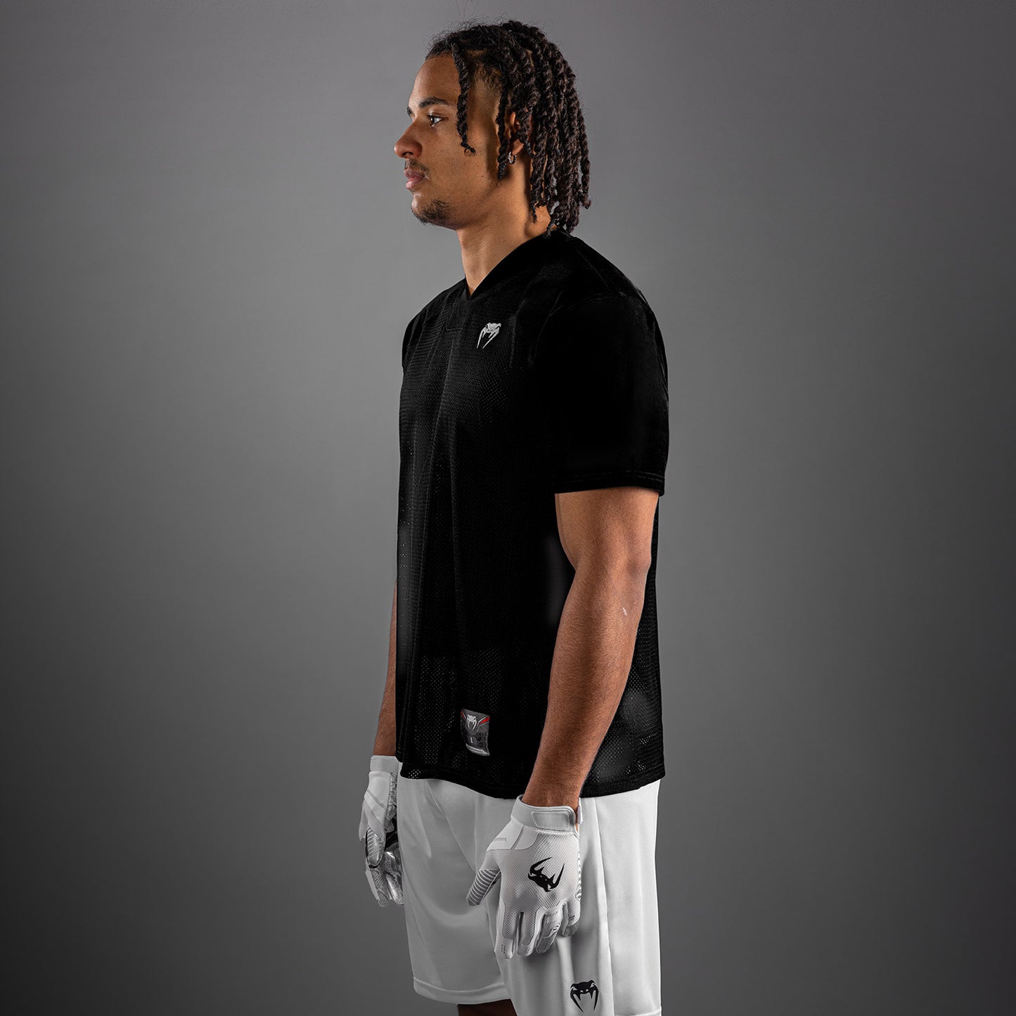 Venum Elite Personalized Football Short Sleeve Jersey - Black