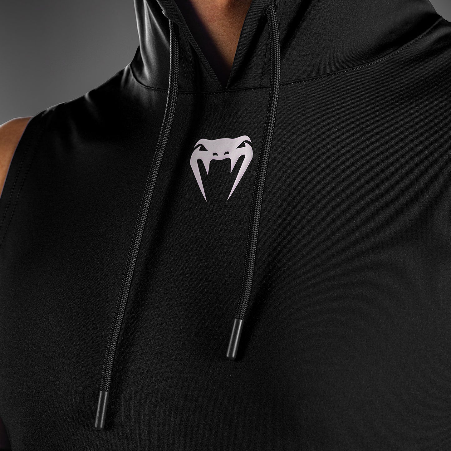 Venum Elite Sleeveless Dry-Tech Hoodie - Black