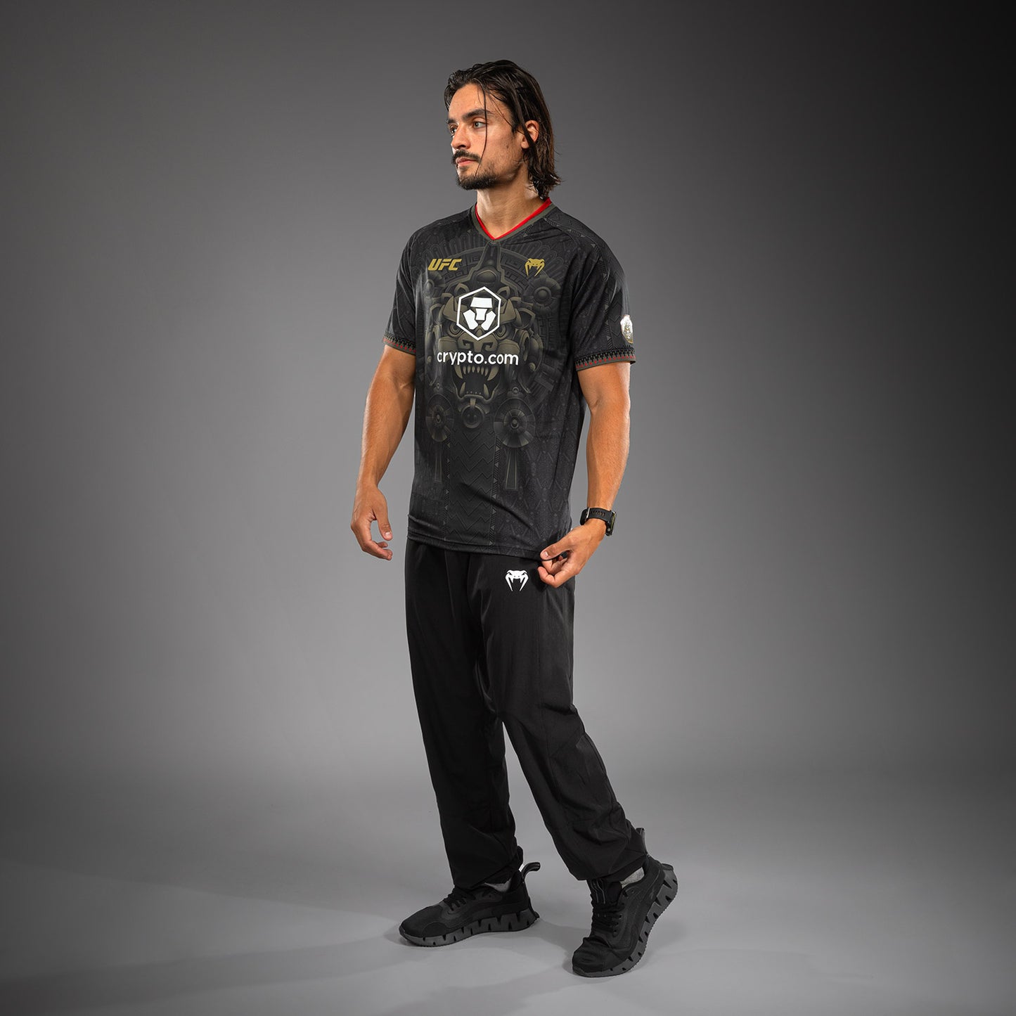 Men’s Noche UFC 2.0 by Venum Black Authentic Fight Night Walkout Jersey