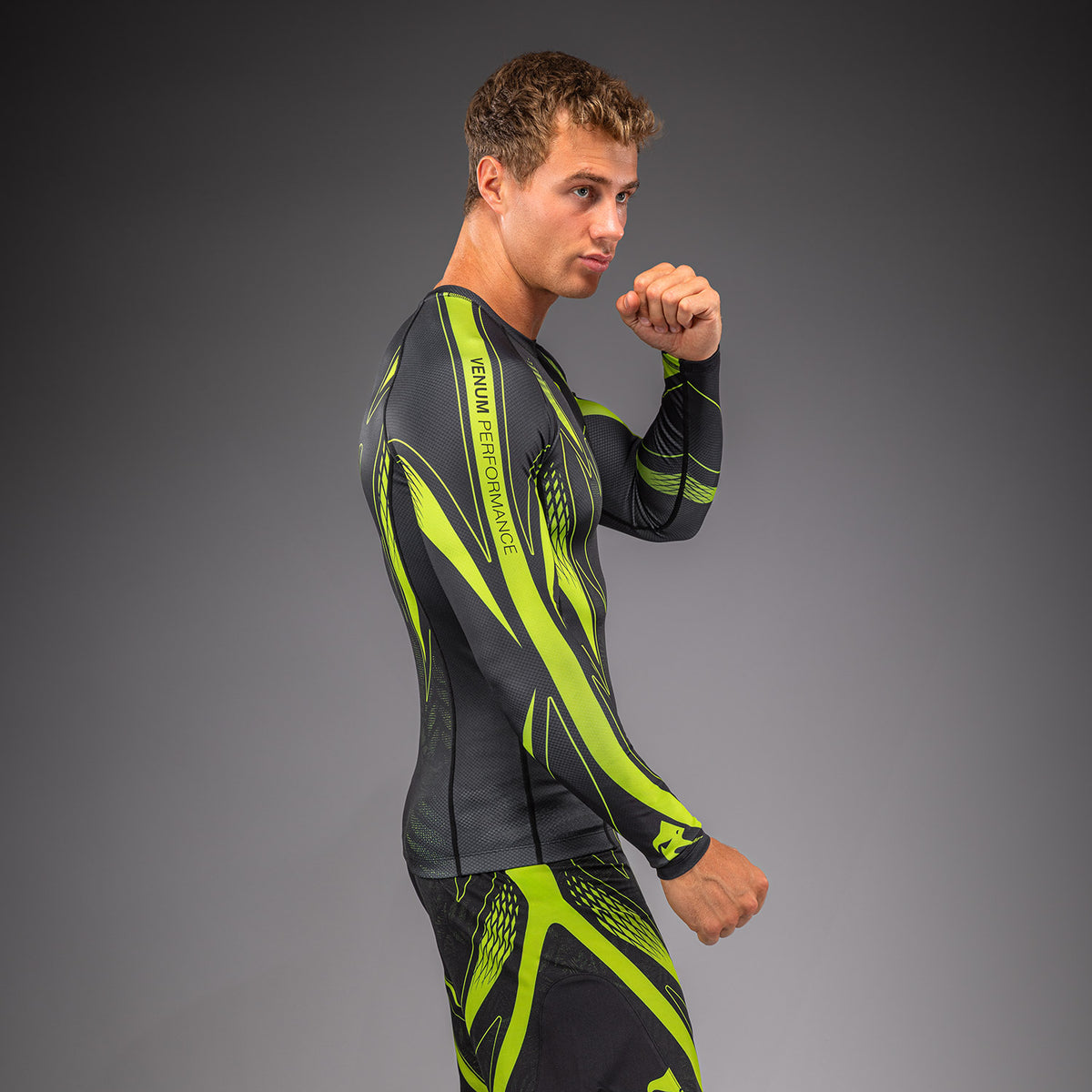 Venum Amazonia Reborn Long Sleeve Rashguard - Black/Green