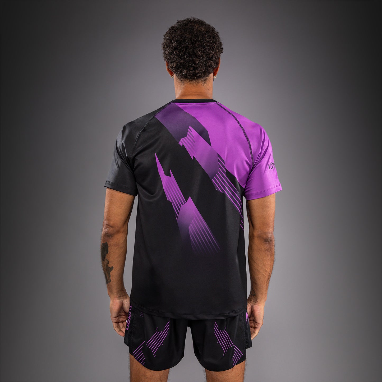 Venum No-Gi 6.0 Dry Tech T-Shirt - Black/Purple  product-type_Dry Tech T-Shirts Venum