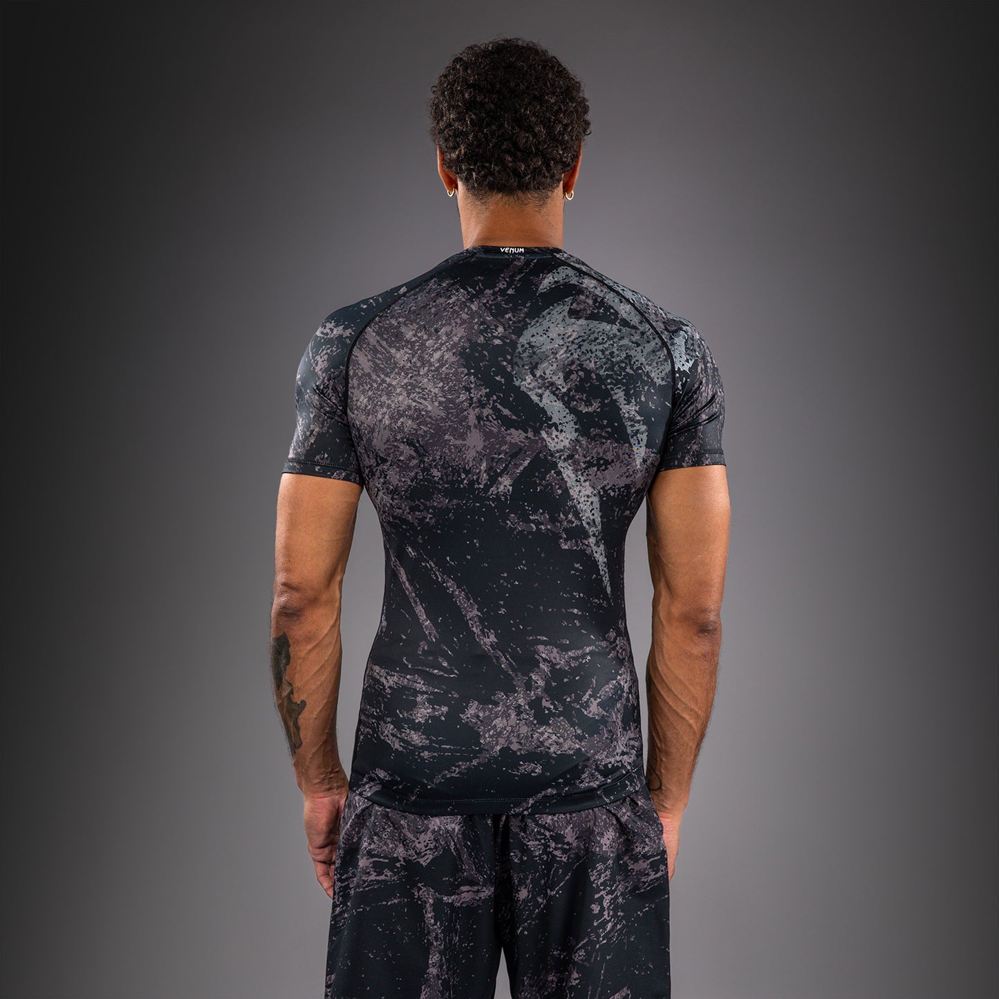 Venum Rage & Workout Short Sleeve Rashguard - Black/Grey  product-type_Compression T-Shirts Venum