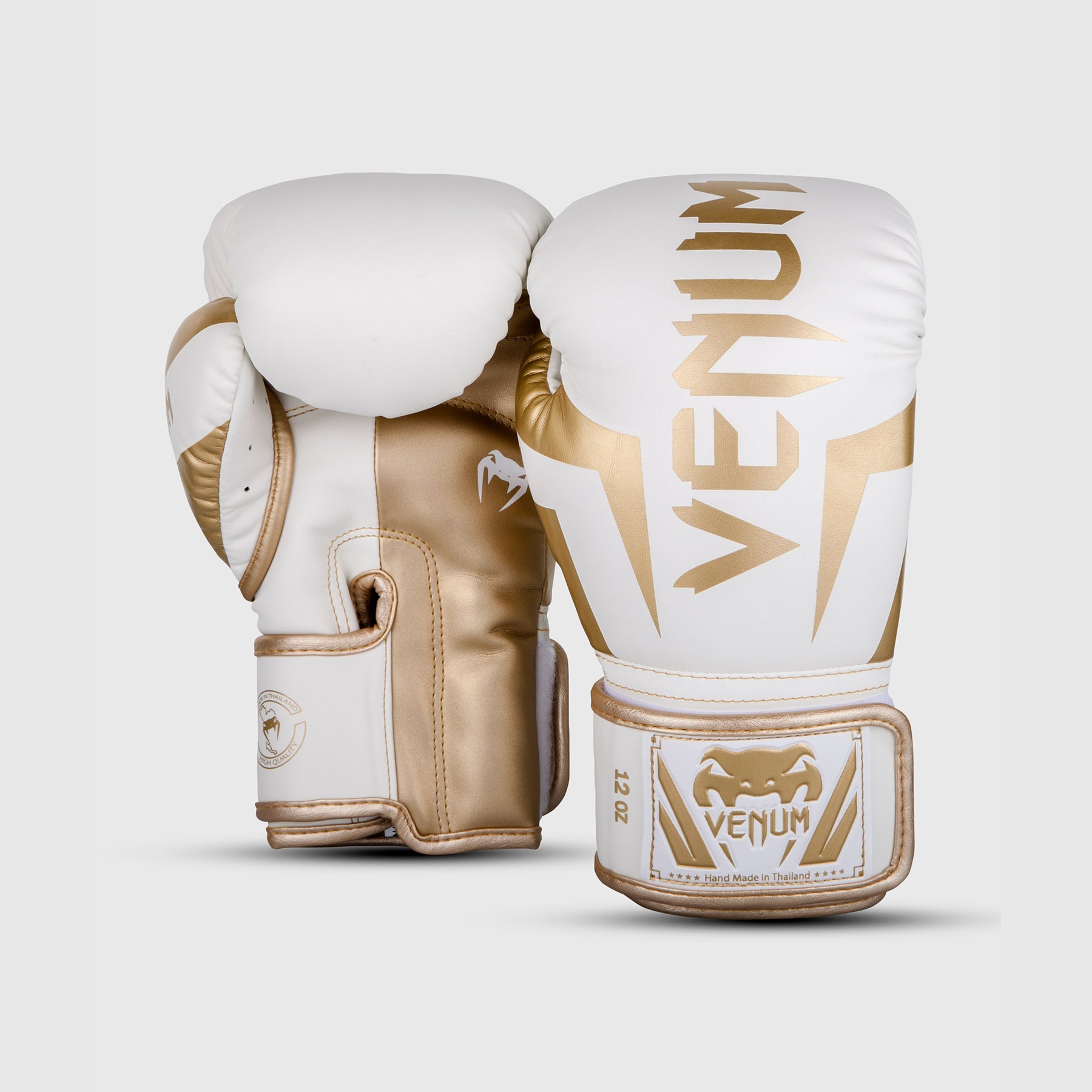 VENUM ヴェヌム ボクシンググローブ エリート 8oz 白×ゴールド Venum Elite Boxing Gloves - White/Gold - Venum