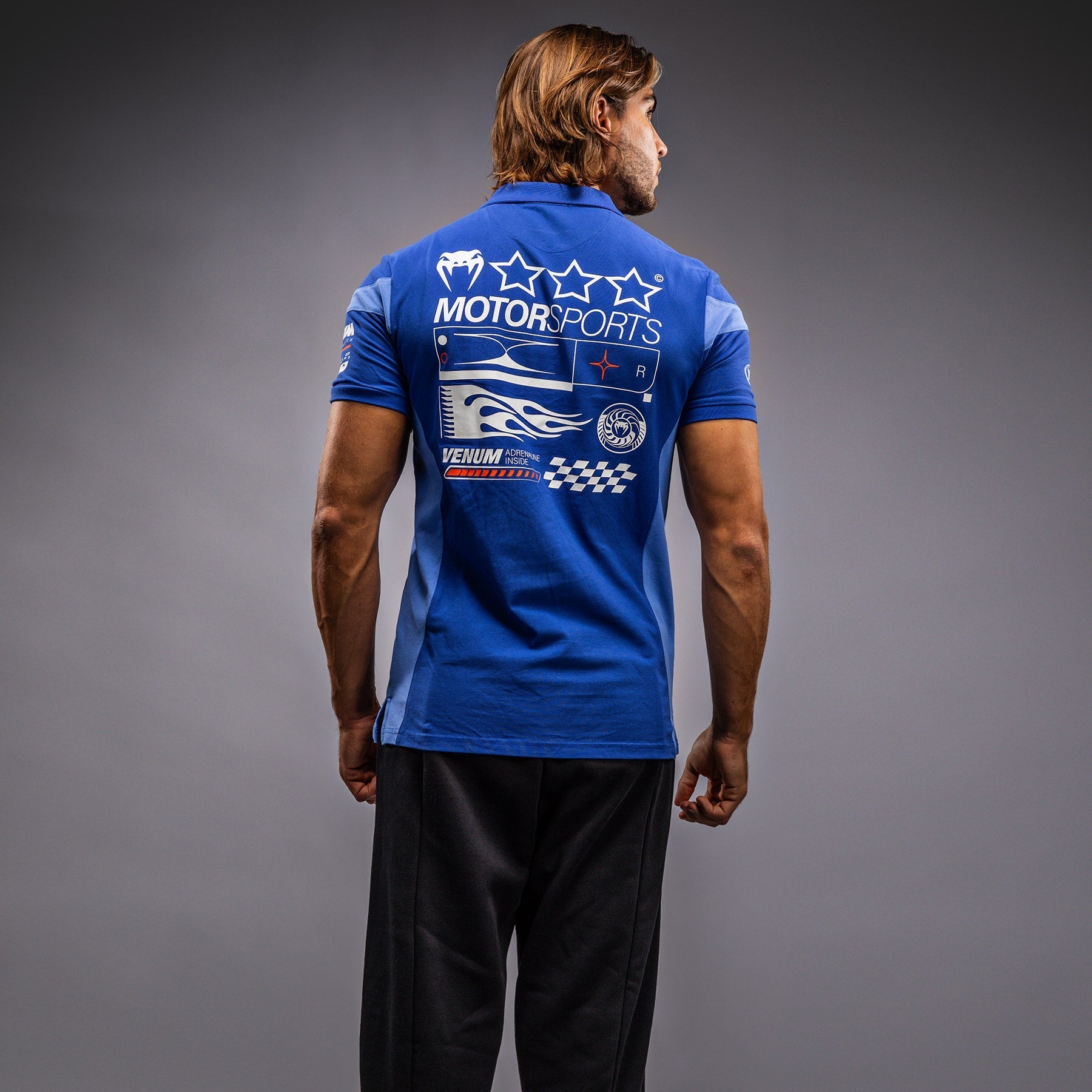 Venum Motorsport Cotton Polo - Royal Blue - Venum