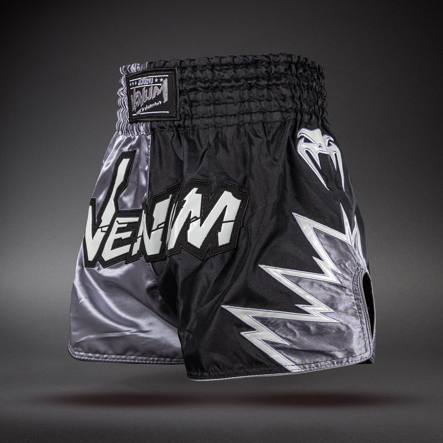 Venum Inferno 2.0 Muay Thai Shorts - Grey/Black  product-type_Muay Thai Shorts Venum