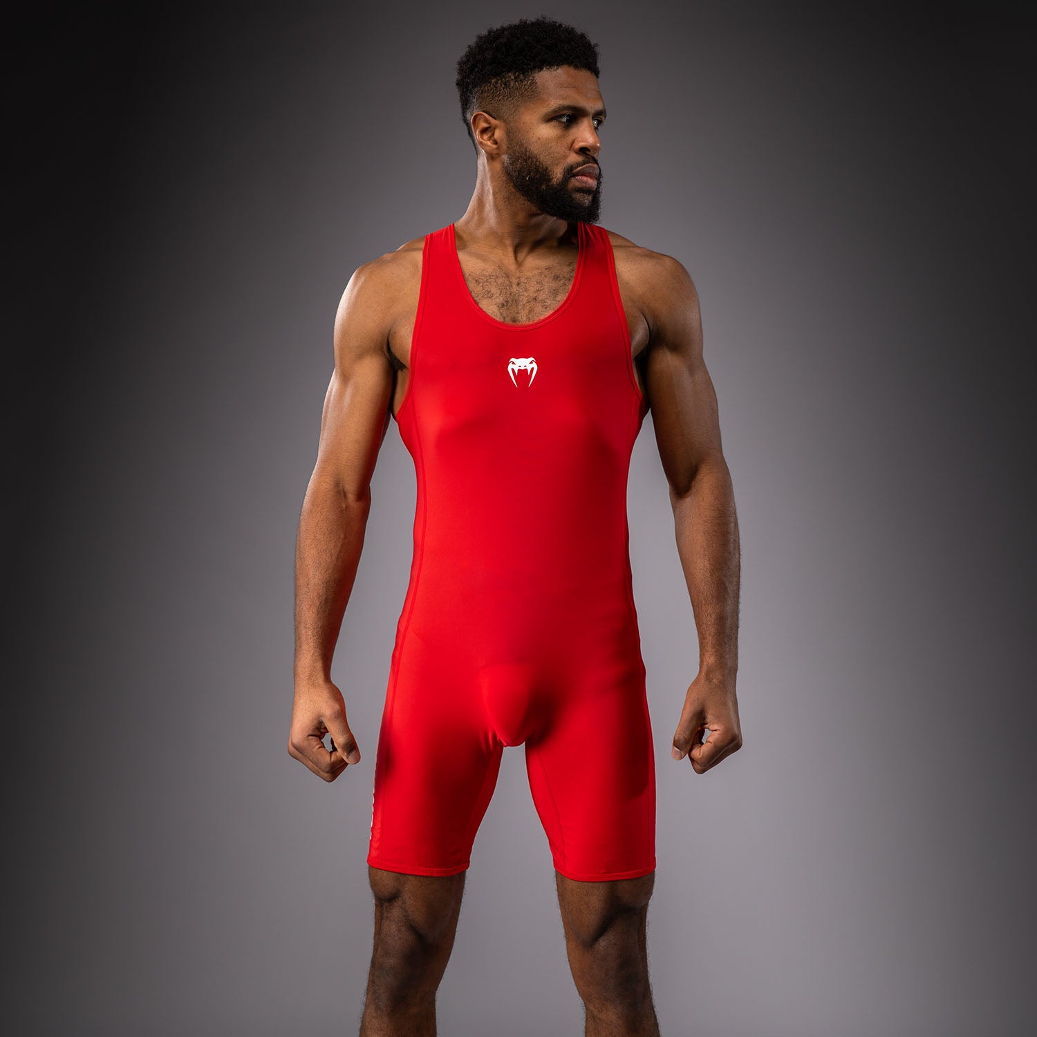 Venum Challenger Men's Wrestling Singlet - Red - Venum