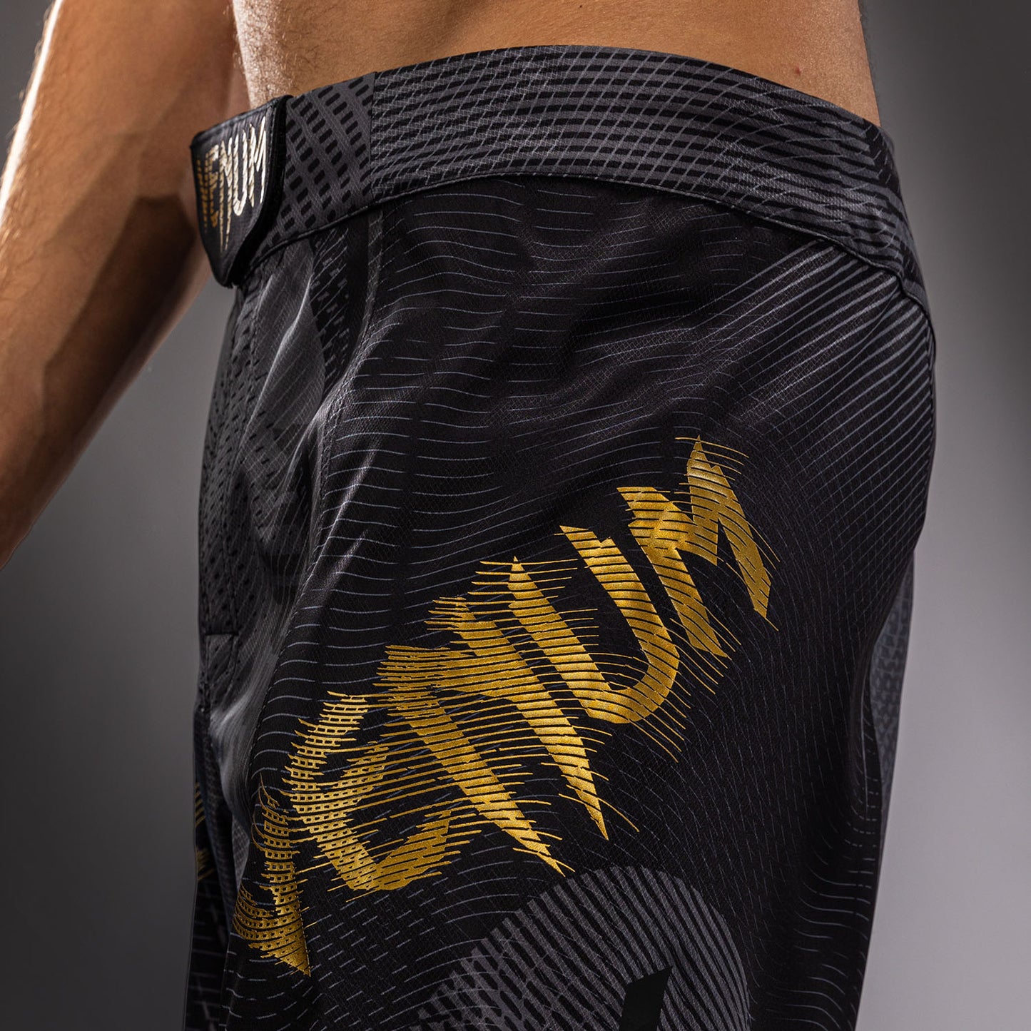 Venum Galactic 3.0 Fight Shorts - Black/Gold  product-type_MMA Shorts Venum