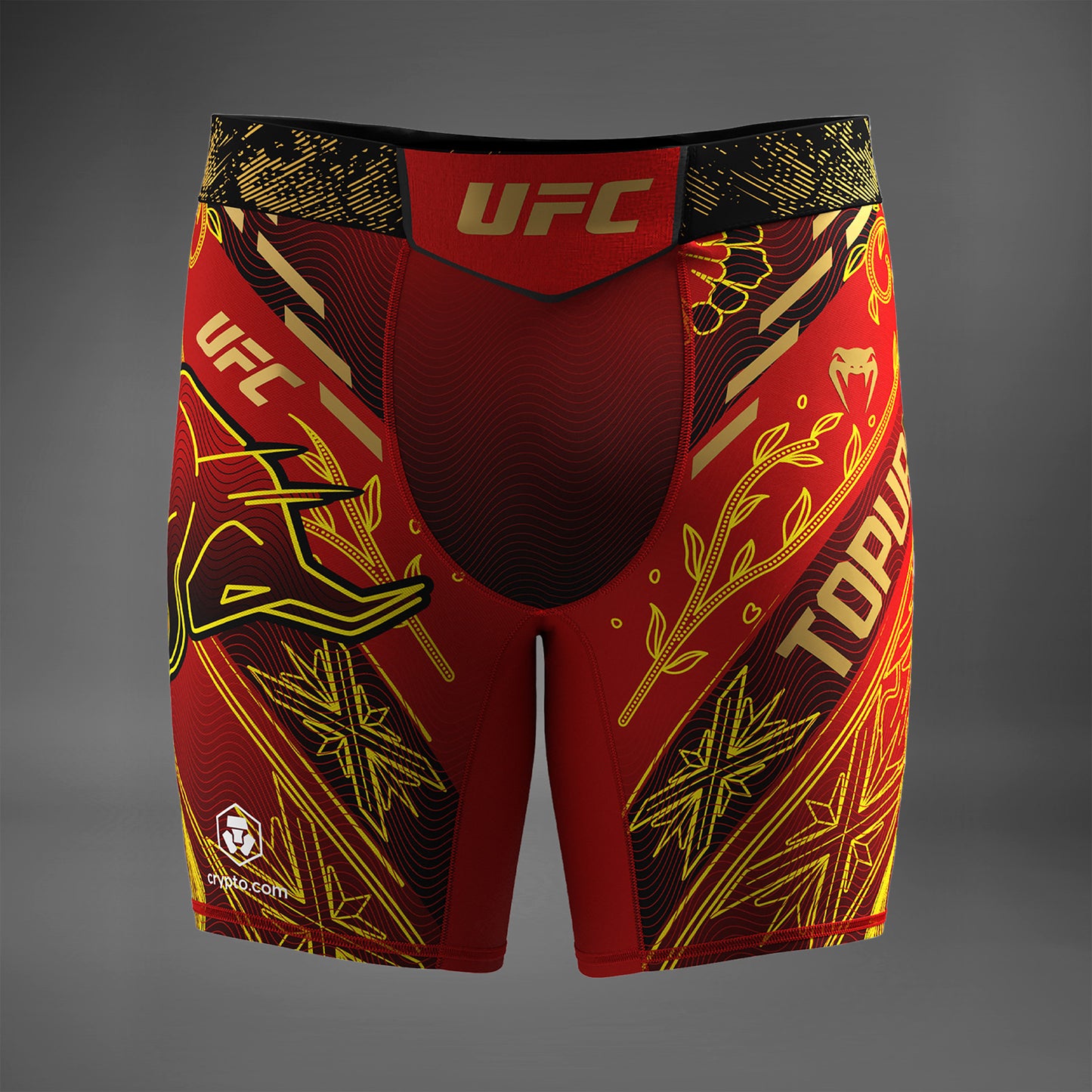 Men's UFC Unrivaled by Venum Red Ilia Topuria Vale Tudo Short