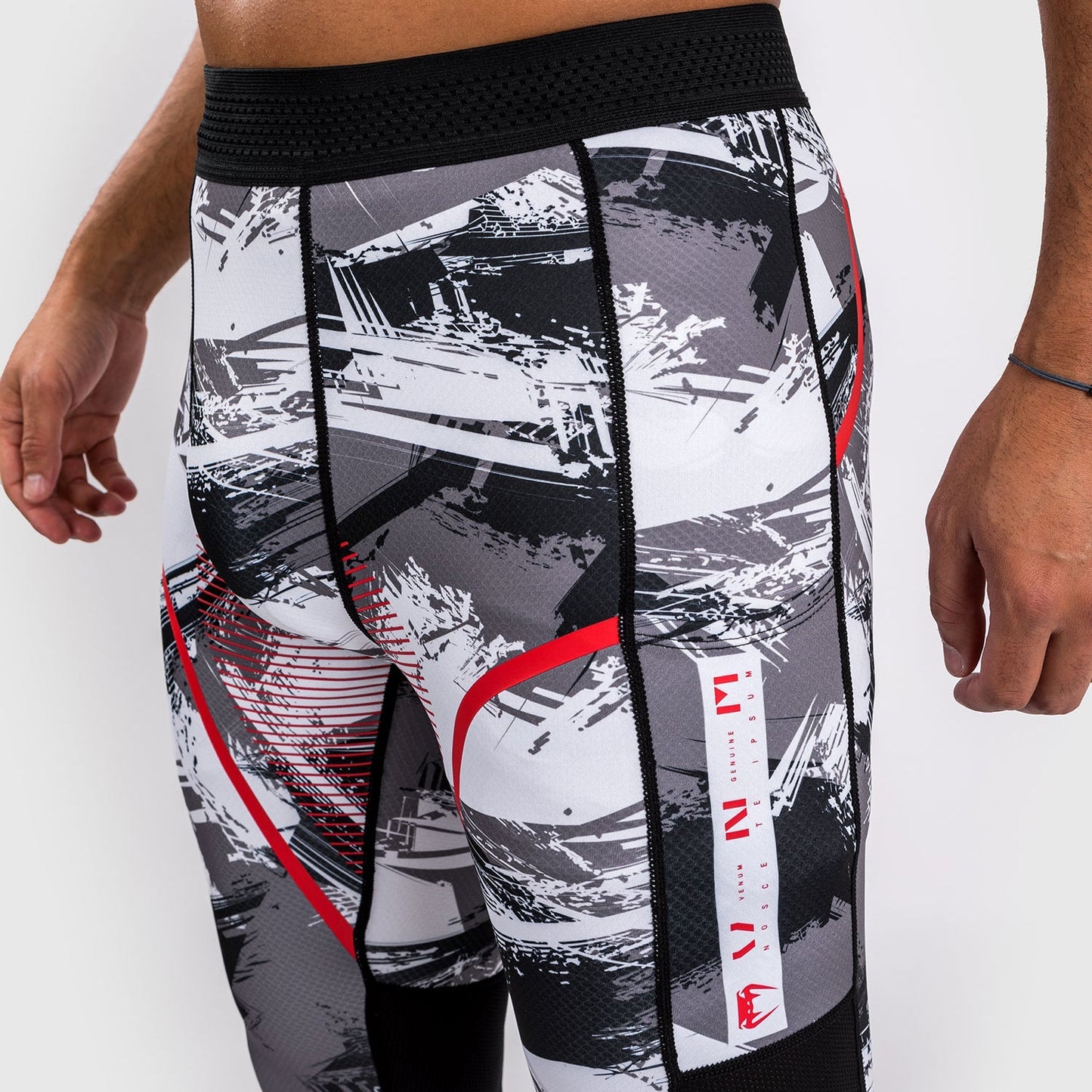 Venum Electron 3.0 Spats - Grey/Red