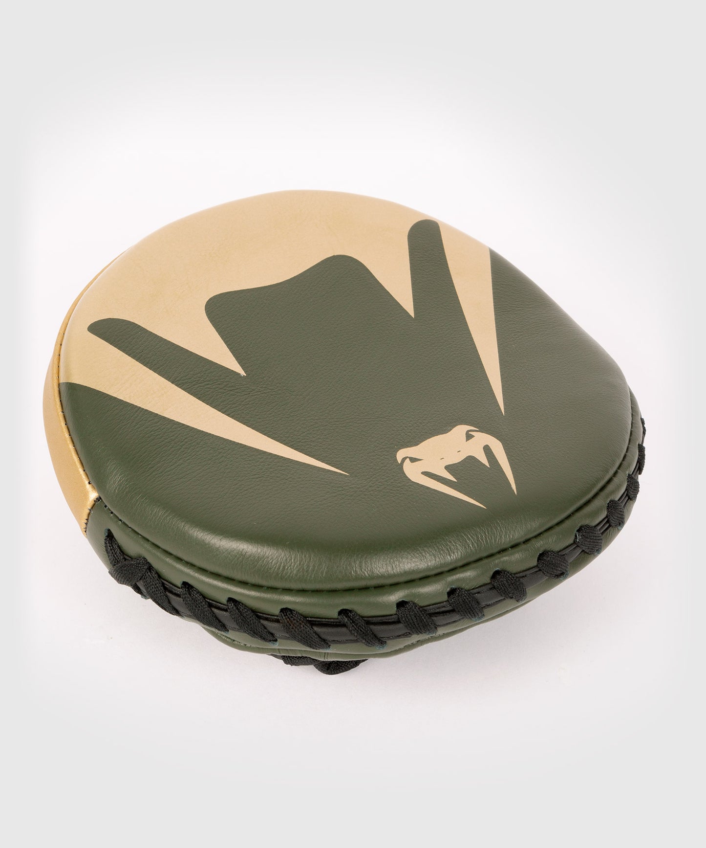 Venum Pro Boxing Mini Curved Punch Mitts (Pair) - Khaki/Gold