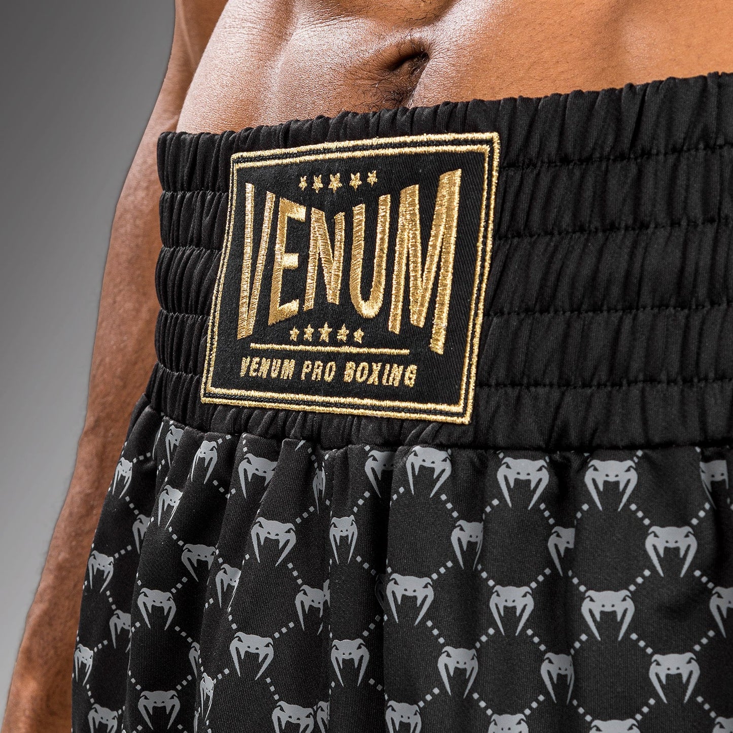 Venum Monogram Boxing Short - Black