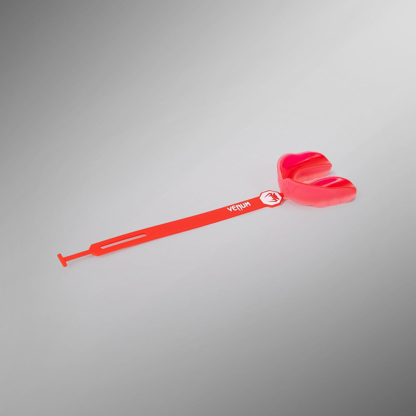 Venum Challenger Mouthguard - Strap/Straples - Red Transparent