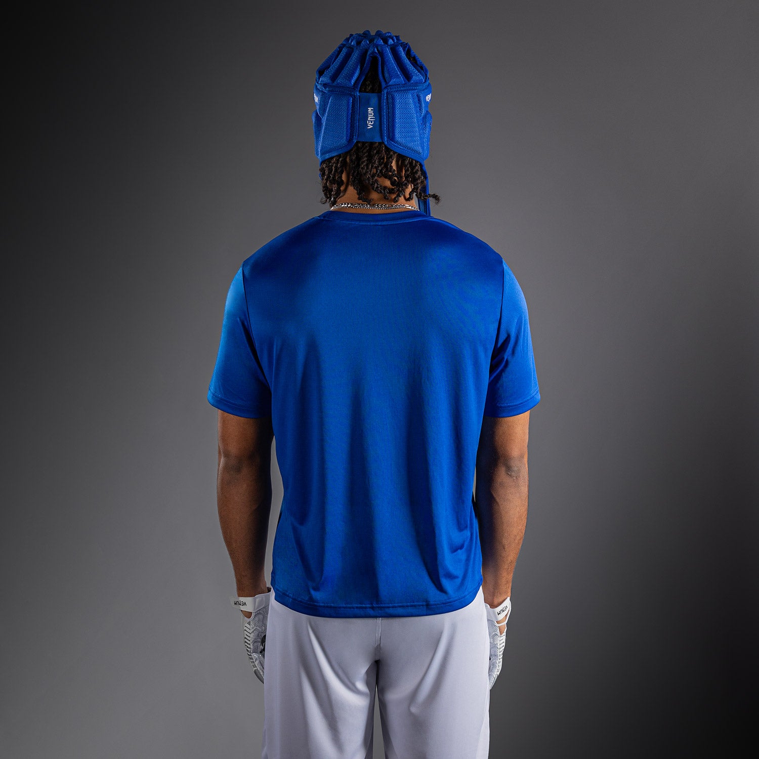 Venum Lineup Performance Short Sleeve T-Shirt Royal - Blue/White  product-type_Dry Tech T-Shirts Venum