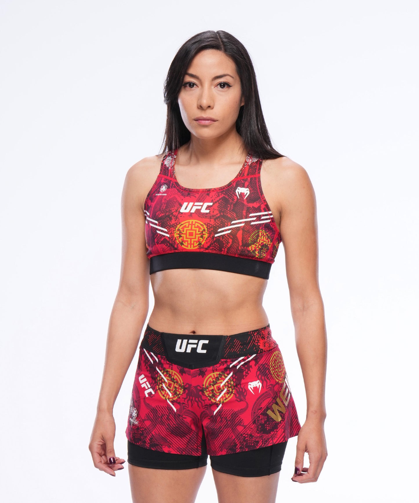 Women's UFC Unrivaled by Venum Red Zhang Weili Fight Short