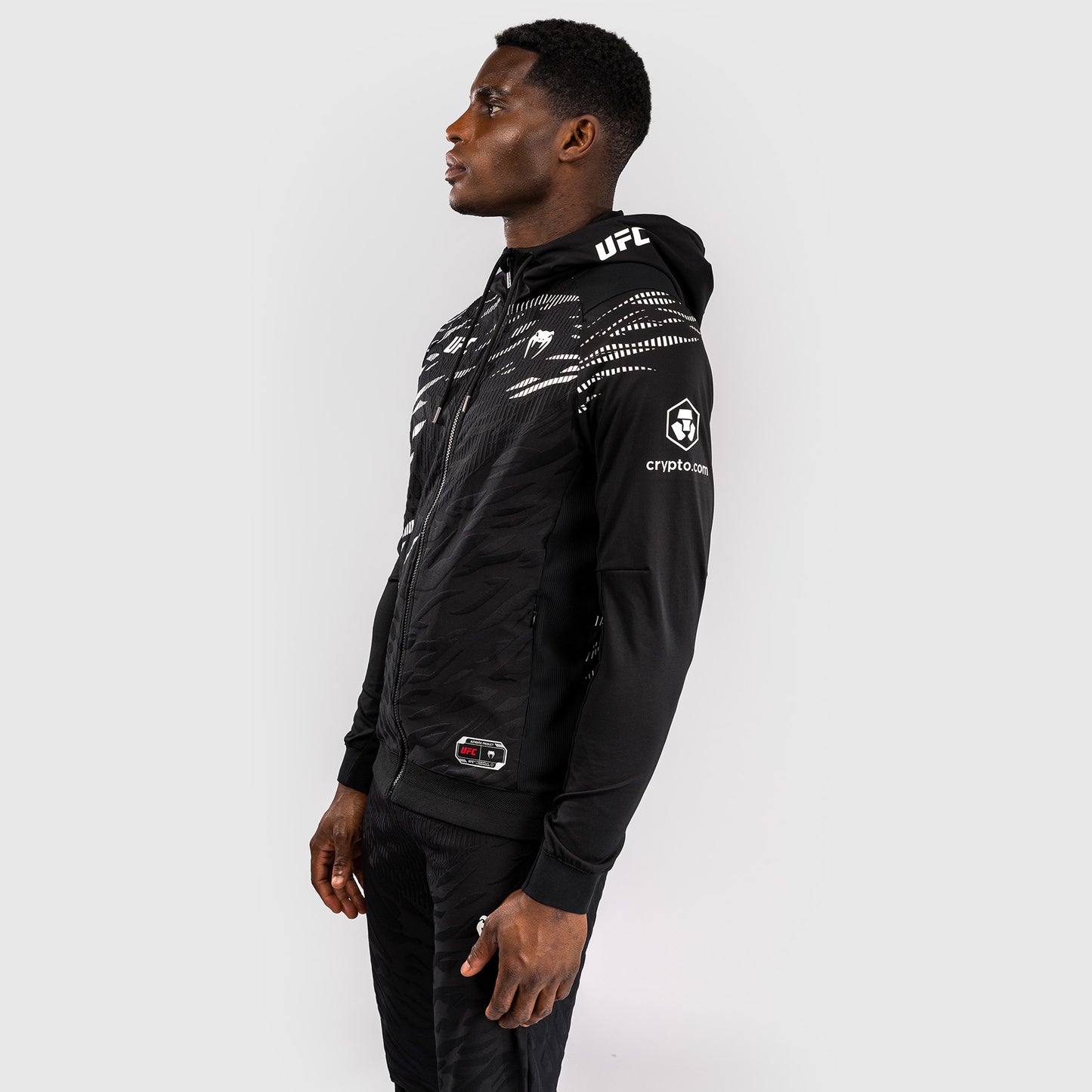 UFC Fusion by Venum Personalized Authentic Fight Night Men's Hoodies - Black