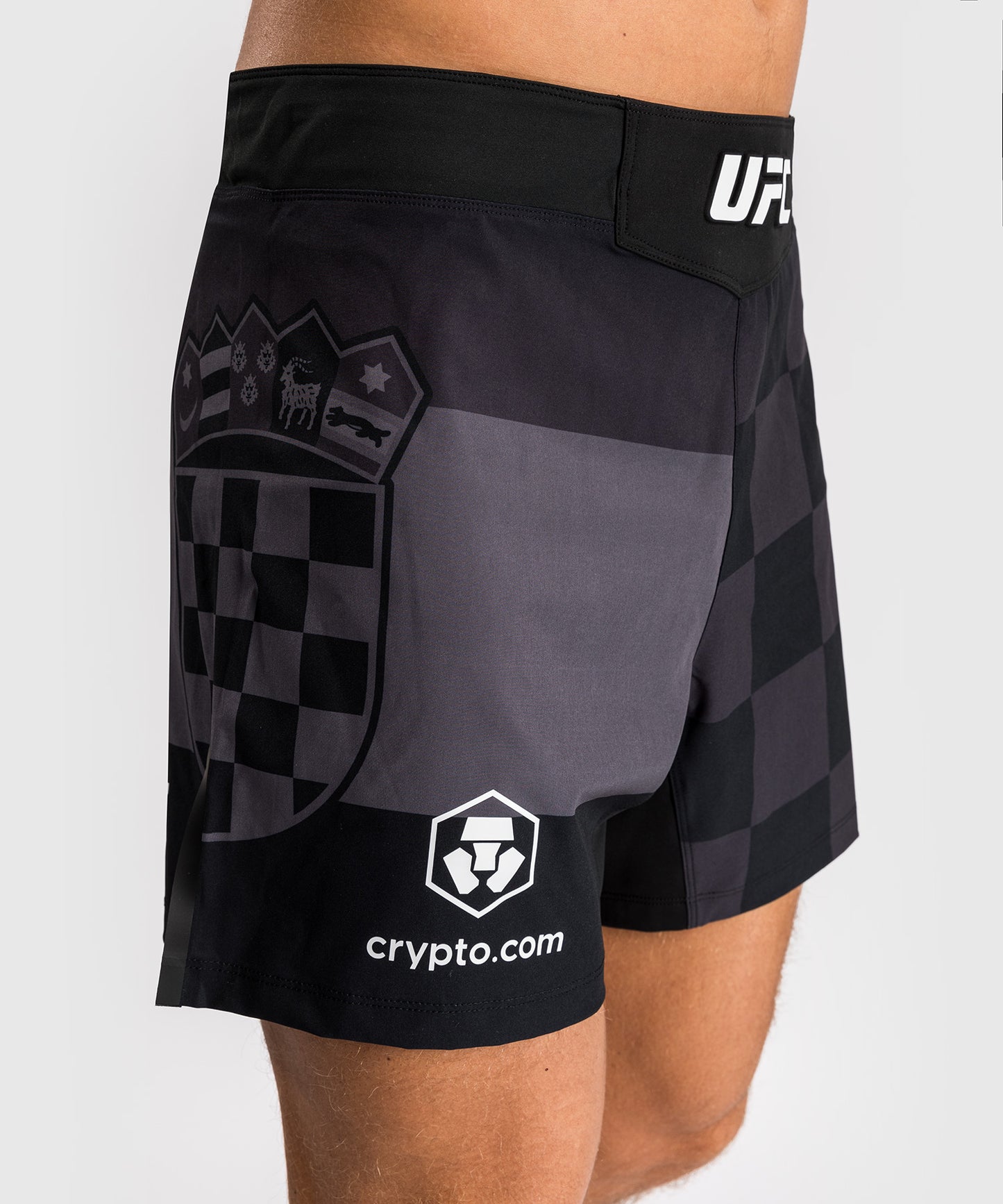 Men's UFC Unrivaled by Venum Black Stipe Miocic Short Fit Fight Short