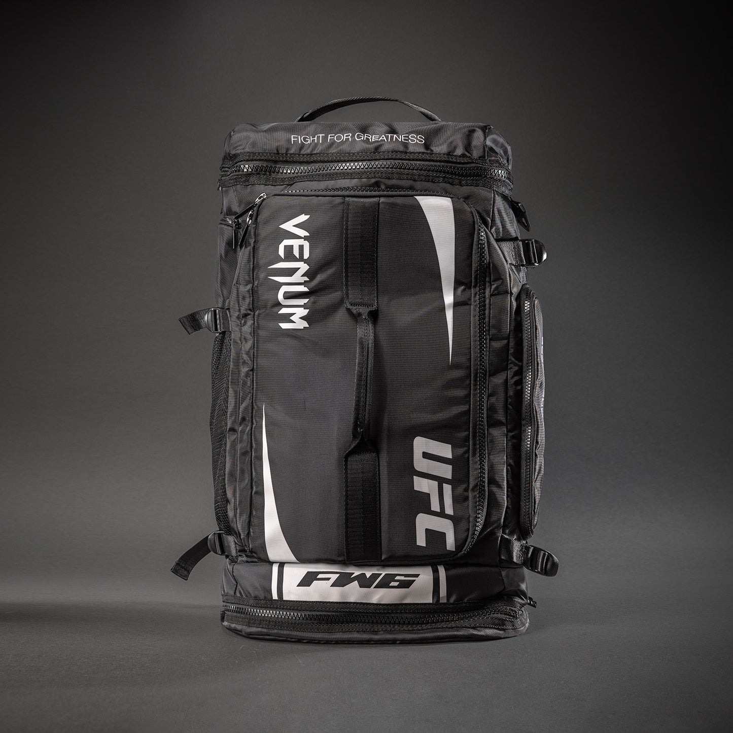 UFC Unity by Venum Authentic Fight Week Gear Bag – Black/White  product-type_Sports Bags Venum