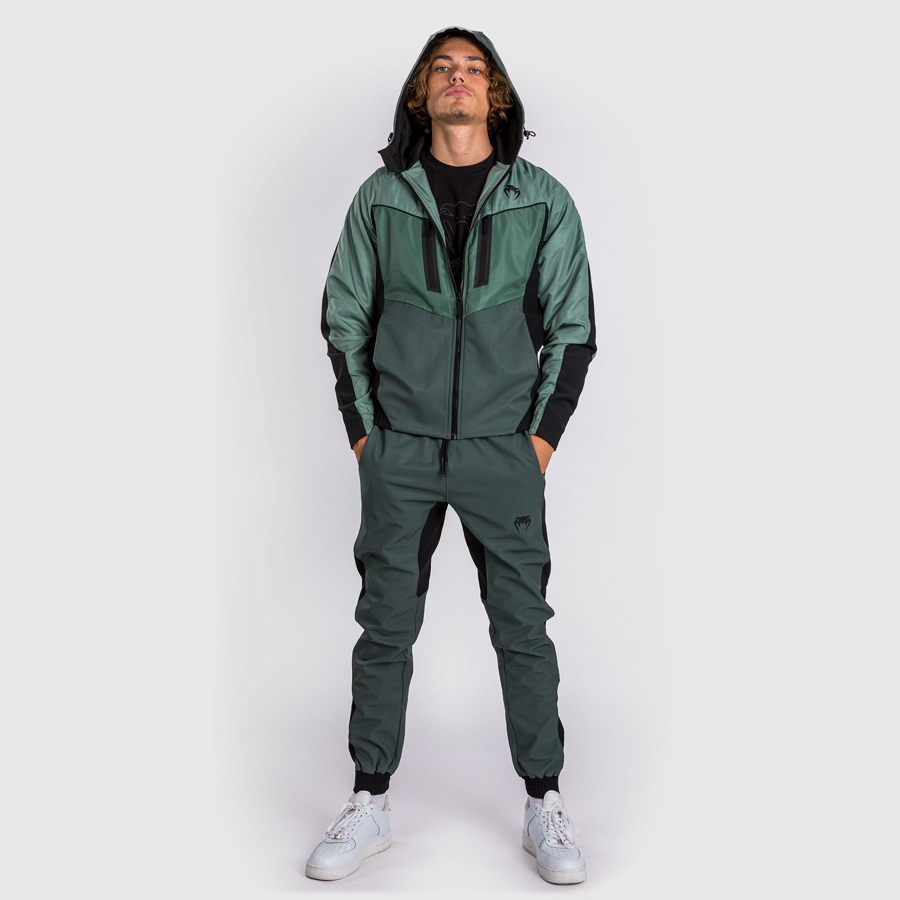 Venum Laser 3.0 Track Jacket - Black/Khaki - Venum