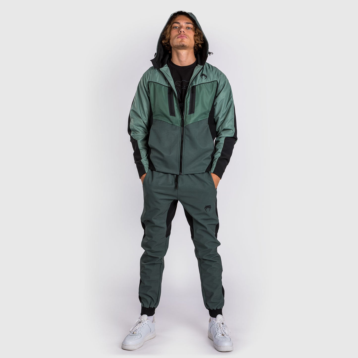Venum Laser 3.0 Track Jacket - Black/Khaki