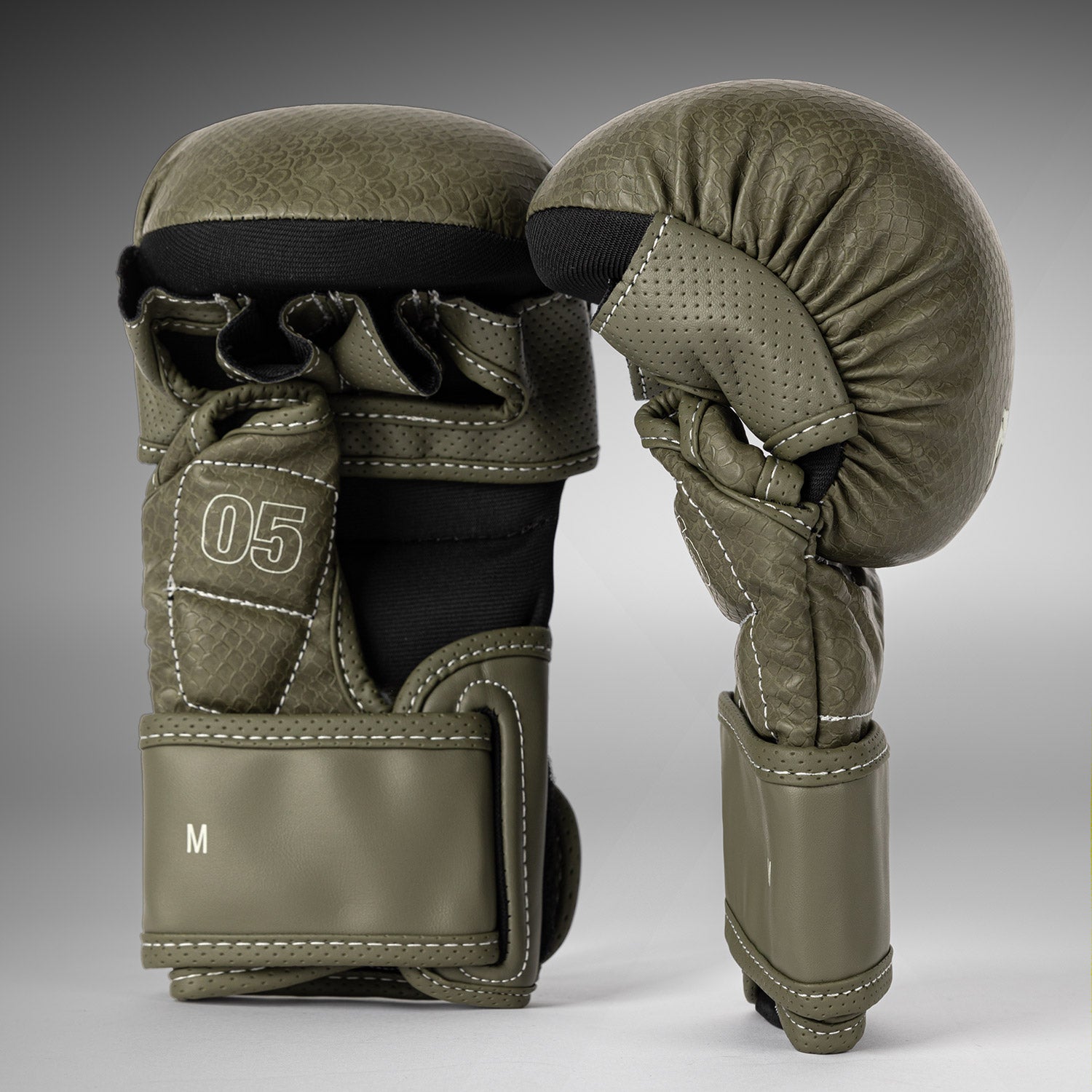 Venum Impact Evo Scales MMA Sparring Gloves - Army Green - Venum