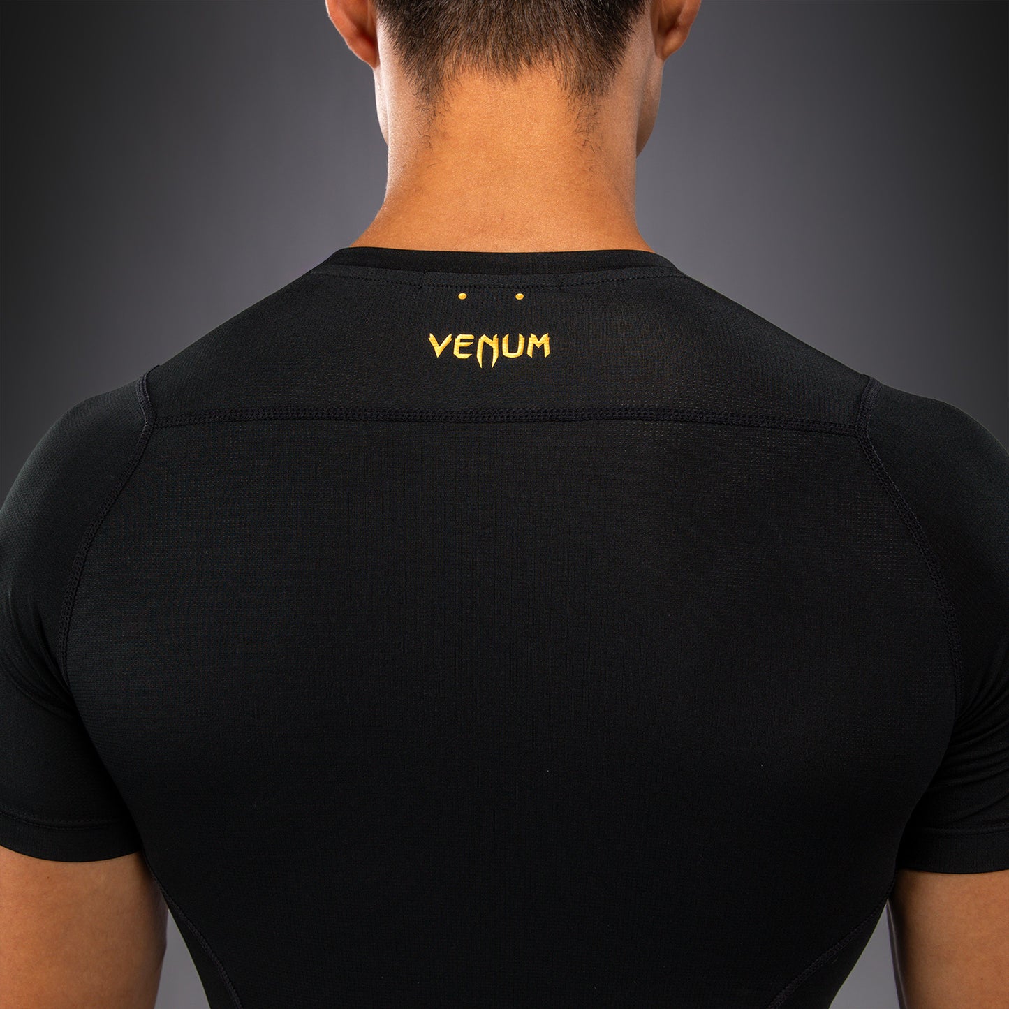 Venum G-Core Short Sleeve Rashguard - Black/Gold  product-type_Compression T-Shirts Venum