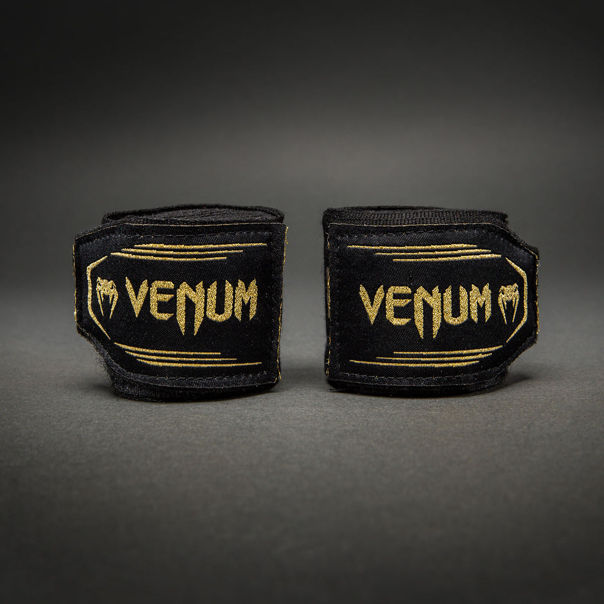 Venum Kontact Evo Boxing Hand Wraps - Black/Gold  product-type_Handwraps Venum