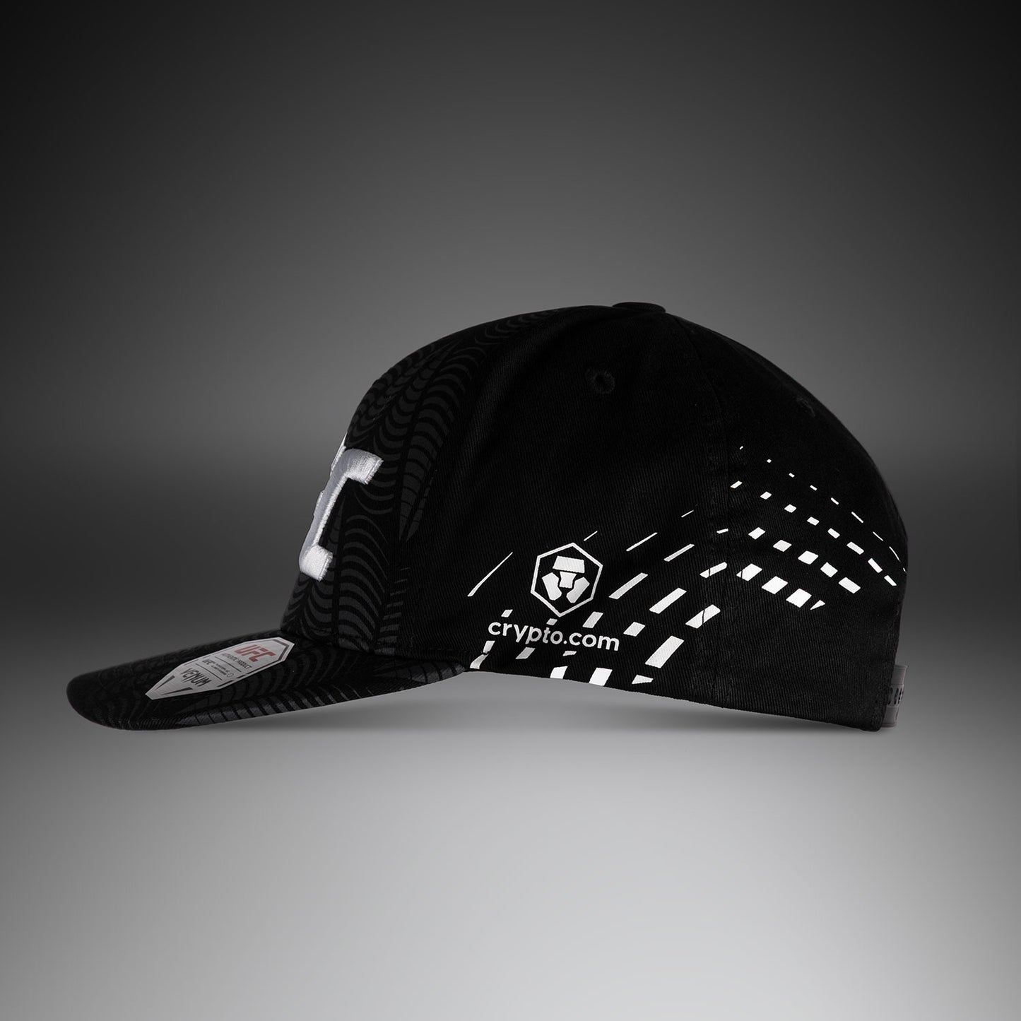 UFC Zenith by Venum Authentic Fight Night Cap - Black/White/Orange Personalized