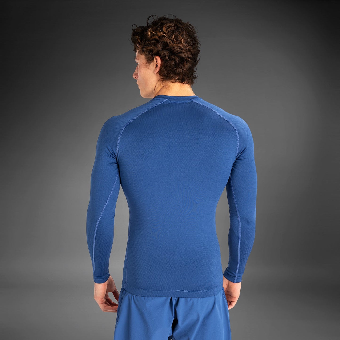 Venum Contender Men’s Long Sleeve Rashguard - Blue