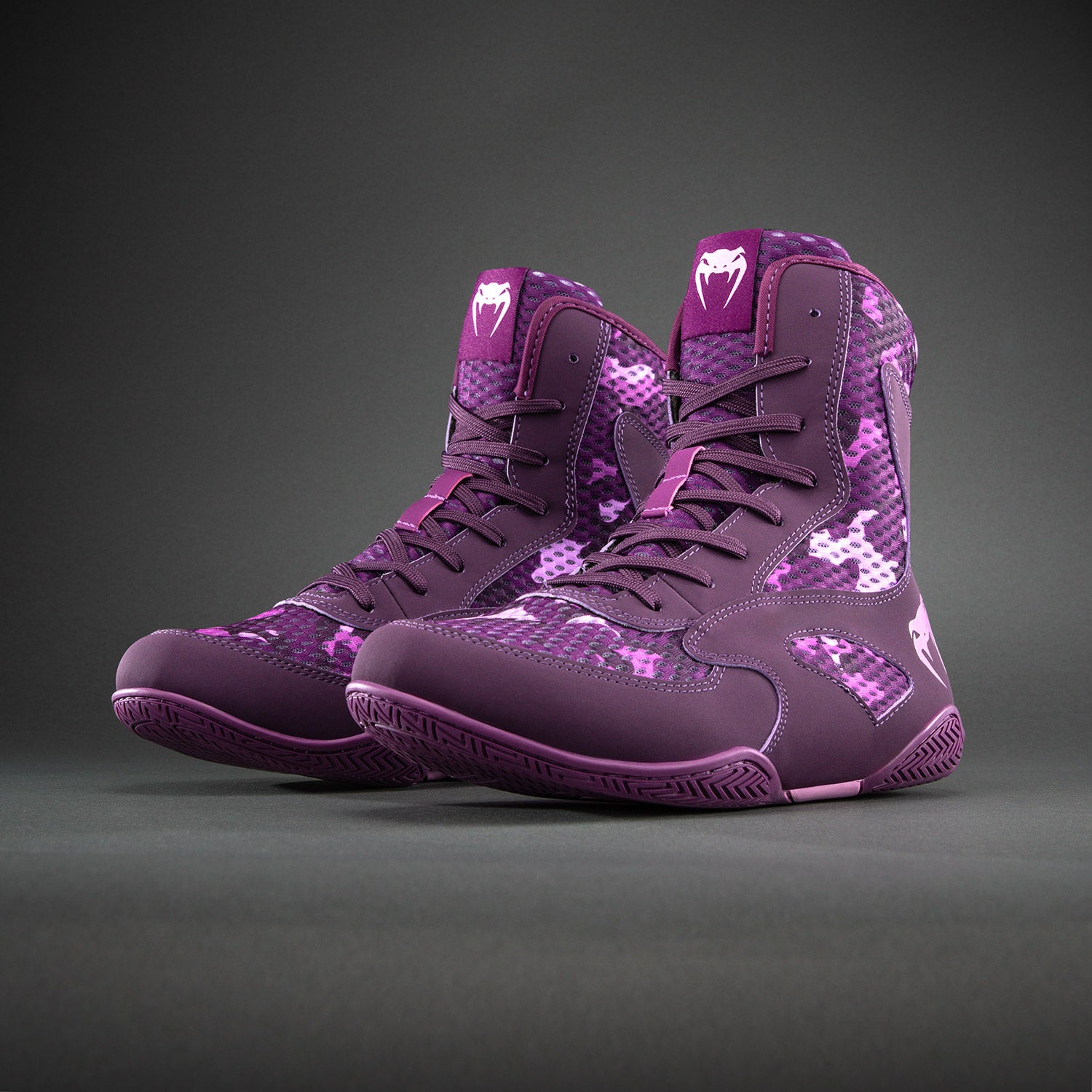 Venum ボクシングシューズ ハイカット パープル ヴェノム Venum Iris Boxing Shoes - Plum/pink - Venum product-type_Boxing