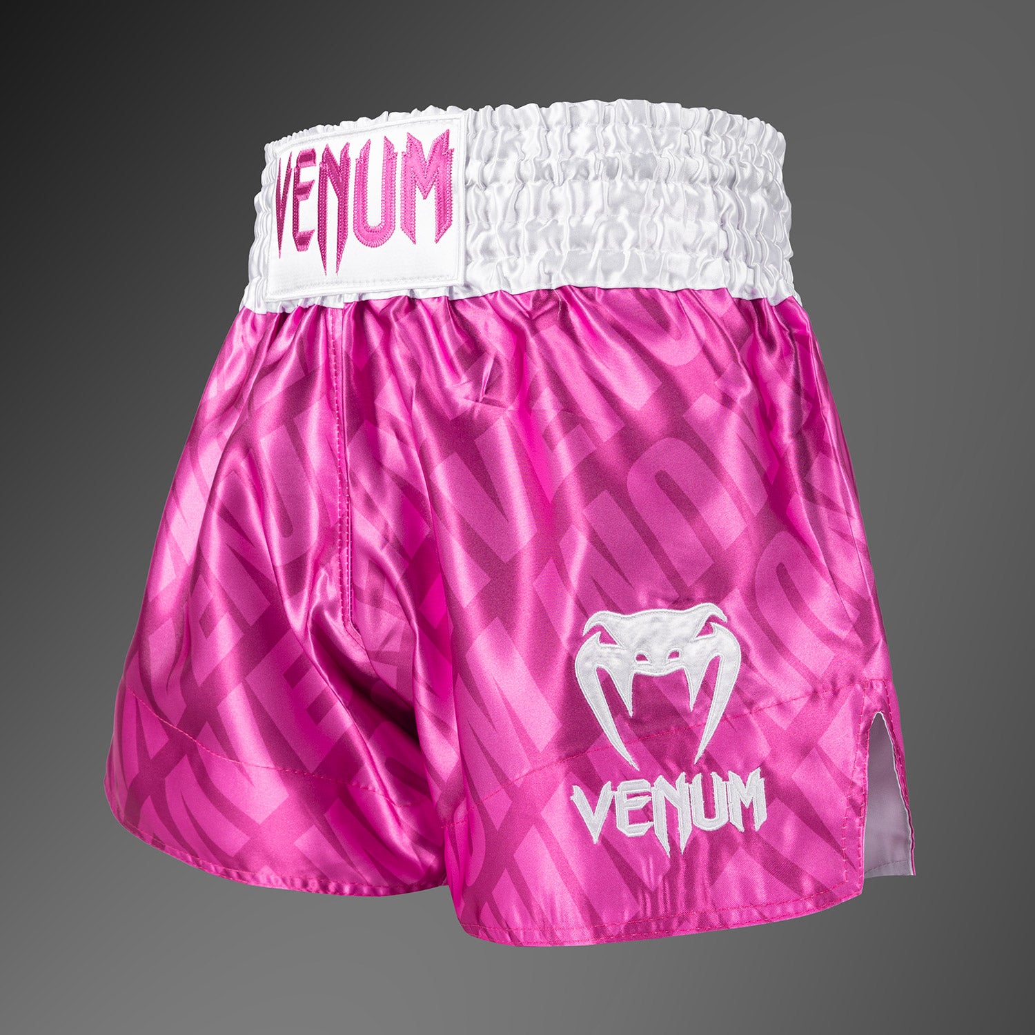 Venum Contender XT Muay Thai Shorts - Candy Pink/ White - Venum