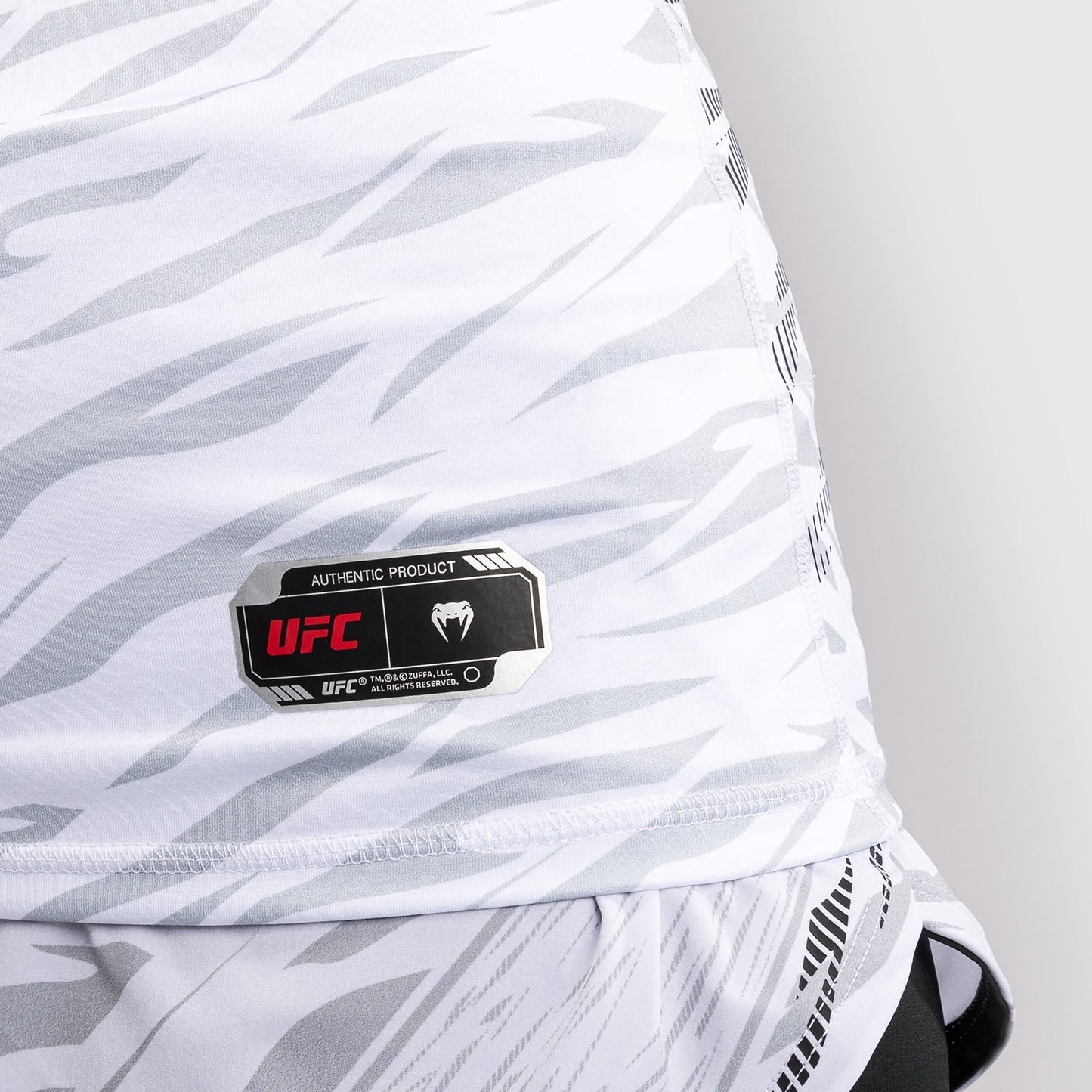 UFC Fusion by Venum Authentic Fight Night Women’s Fitted Tank With Shelf Bra - White