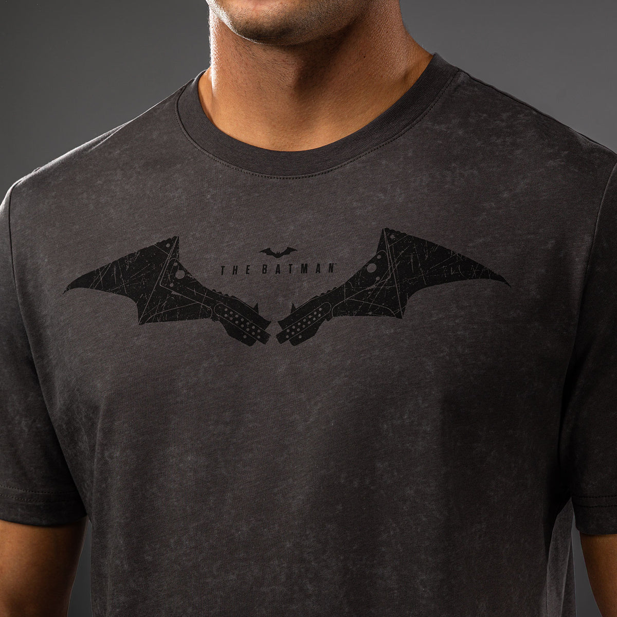 Venum x Batman Cotton T-Shirt - Grey/Black/Red
