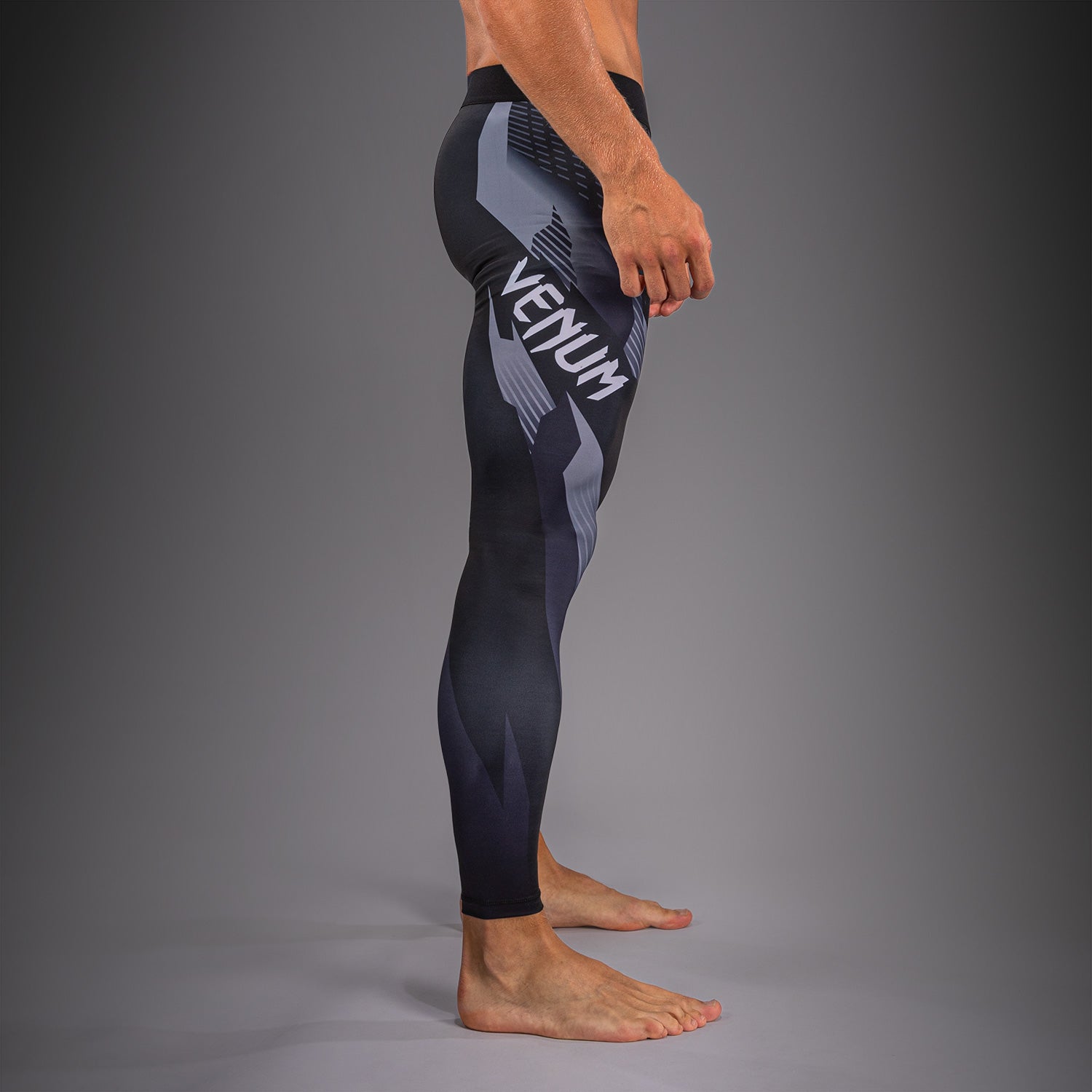Venum No-Gi 6.0 Spats - Black/White  product-type_Compression Pants Venum