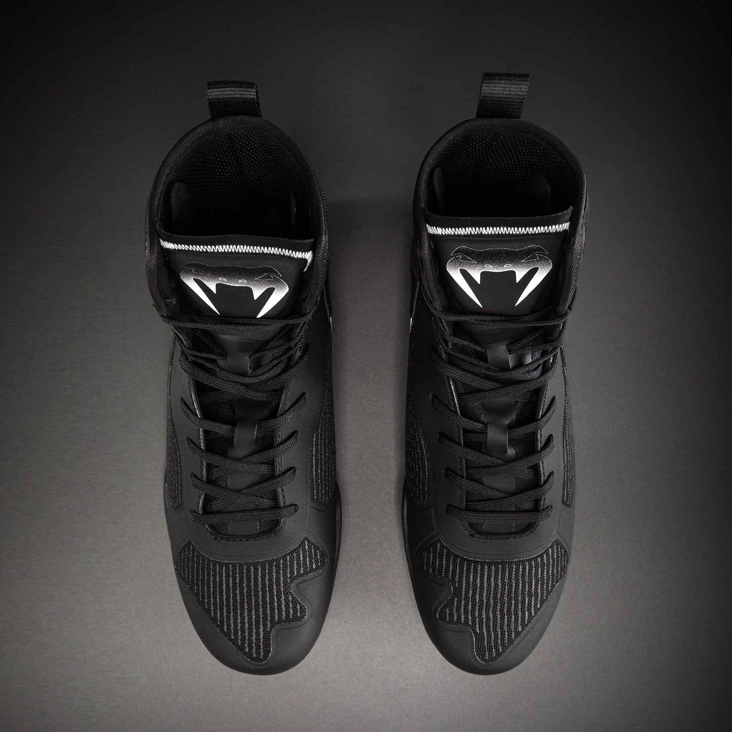 Venum Elite Neo Boxing Shoes - Black/White  product-type_Boxing shoes Venum