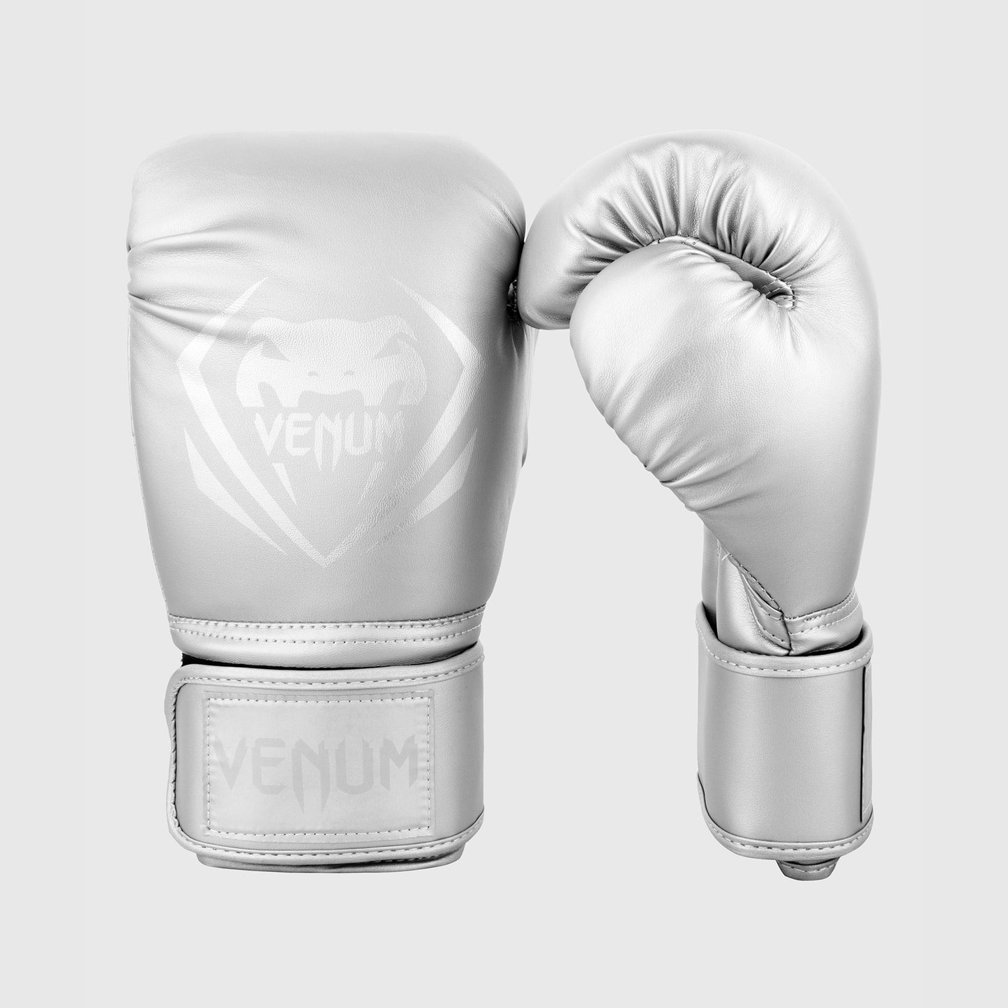 Venum Contender Boxing Gloves - Silver/Silver