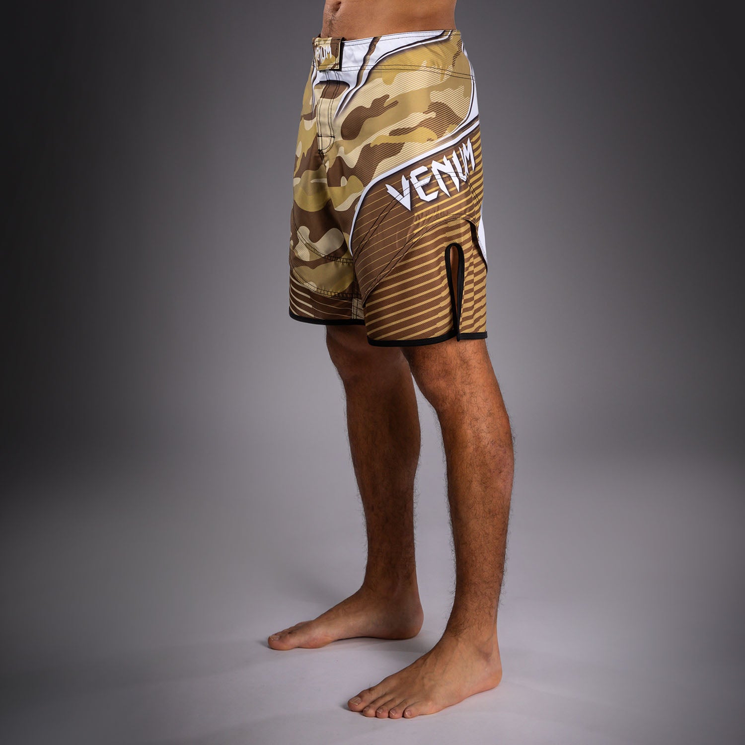 Venum Camo Hero Fight Shorts - Light Beige/Brown  product-type_MMA Shorts Venum