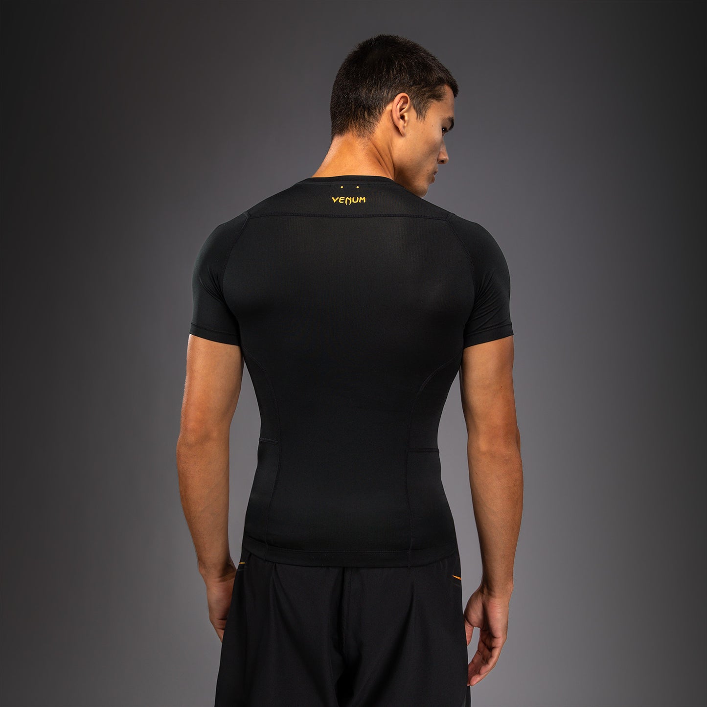 Venum G-Core Short Sleeve Rashguard - Black/Gold  product-type_Compression T-Shirts Venum