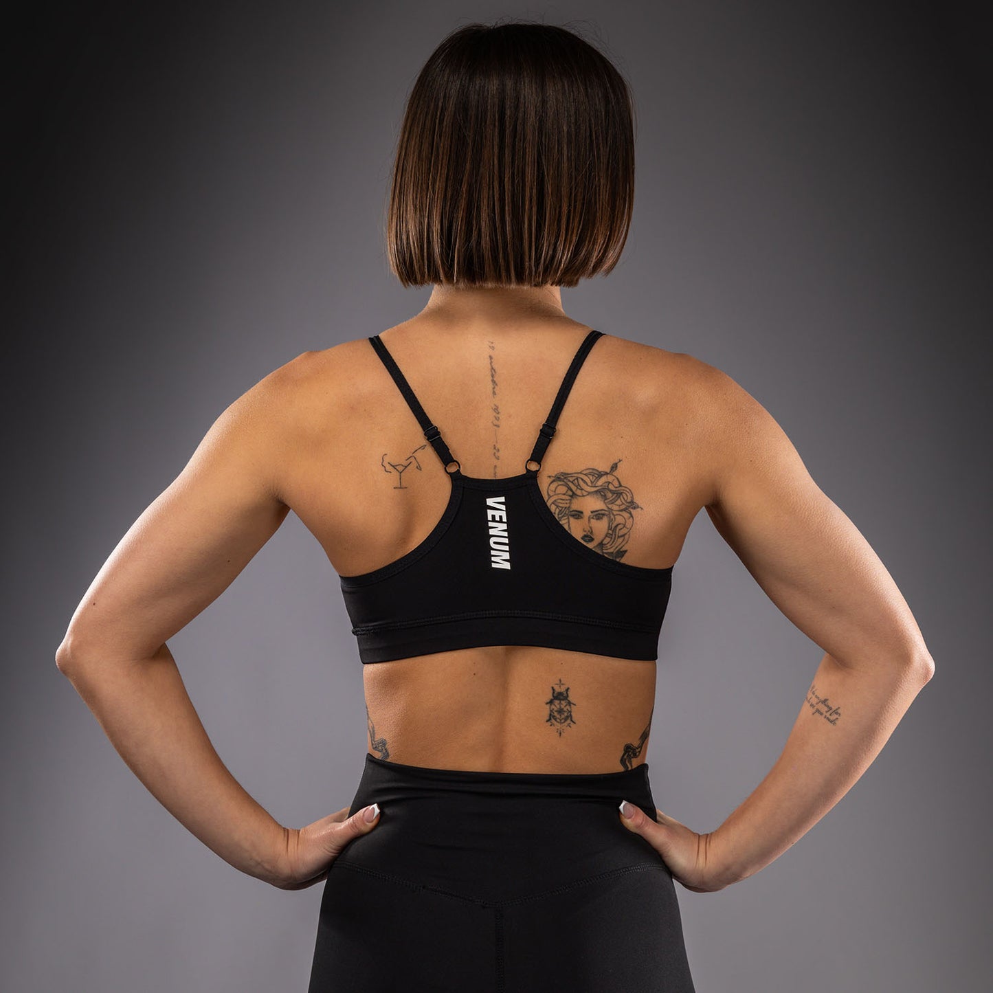 Venum Essential Low Impact Sports Bra - Black
