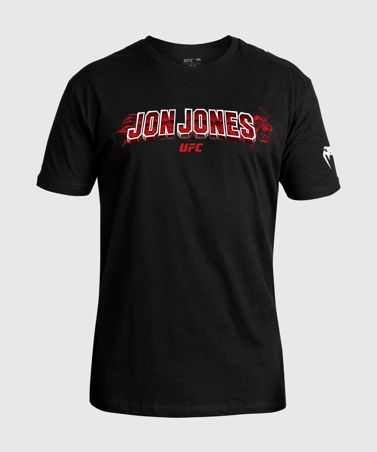 Men's UFC Unrivaled by Venum Black Jon Jones T-Shirt